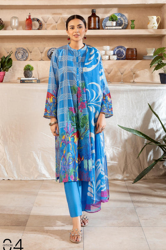 POP GUL BY BRENISH THREE PIECE LAWN COLLECTION 2025