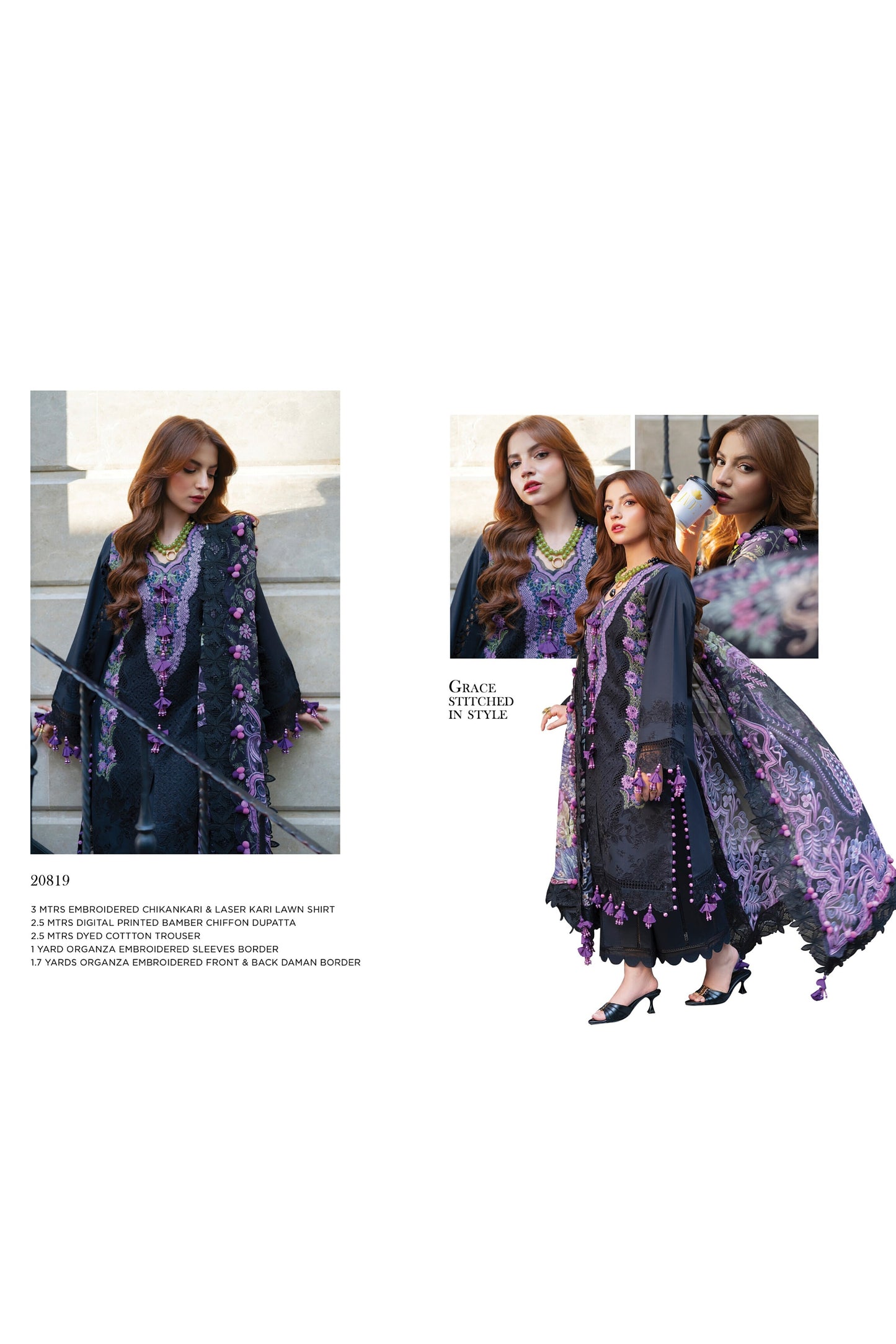 JADE OMBRE STARLET LAWN EMBROIDERED COLLECTION 2026