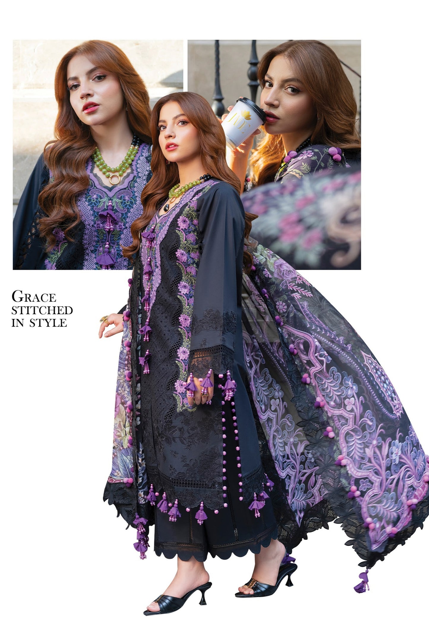 JADE OMBRE STARLET LAWN EMBROIDERED COLLECTION 2026