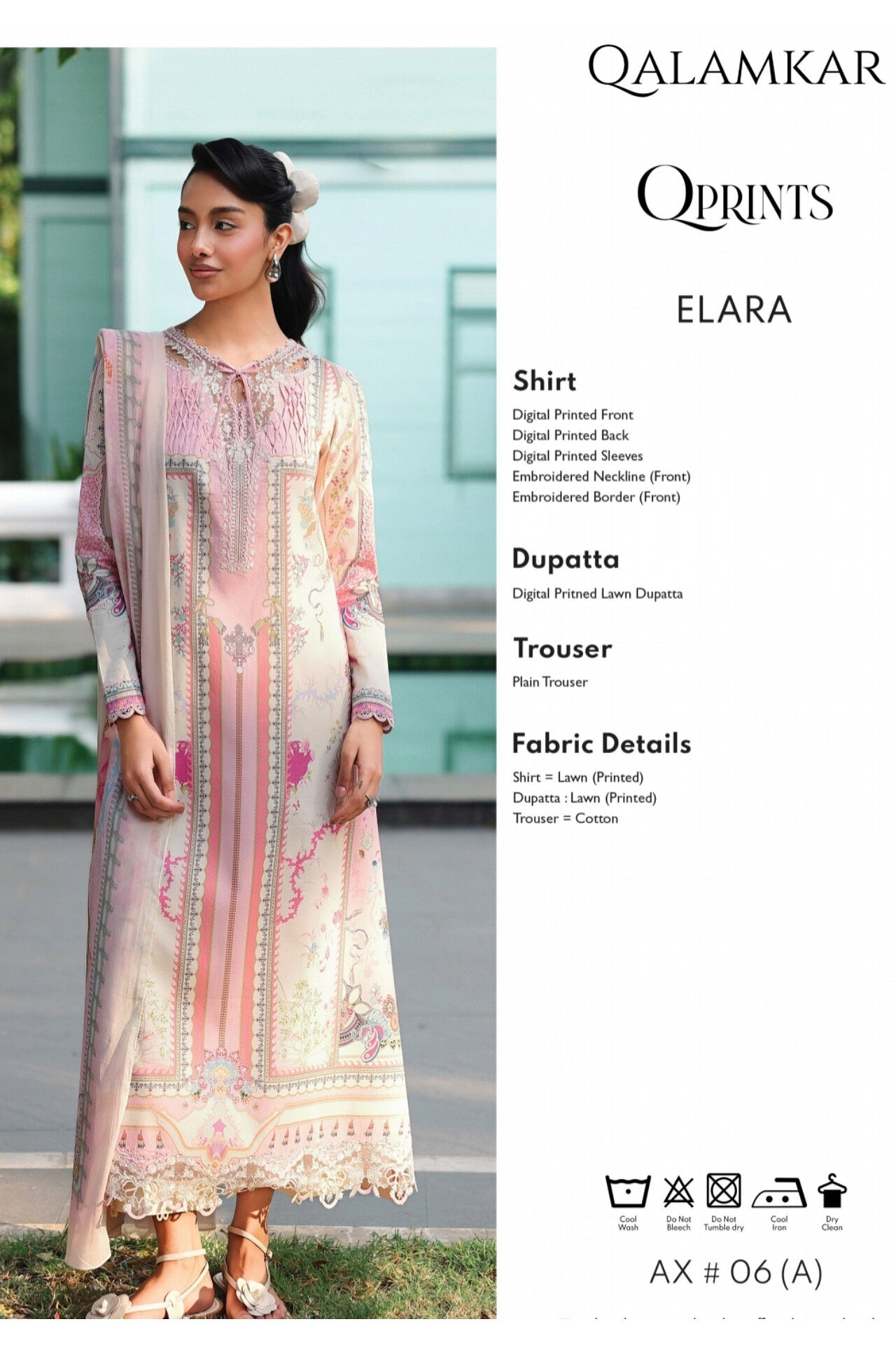 QALAMKAR QPRINTS LAWN EMBROIDERED 2026 C [ 𝘽𝙀𝙎𝙏 𝙋𝙍𝙄𝘾𝙀 ✅ ]