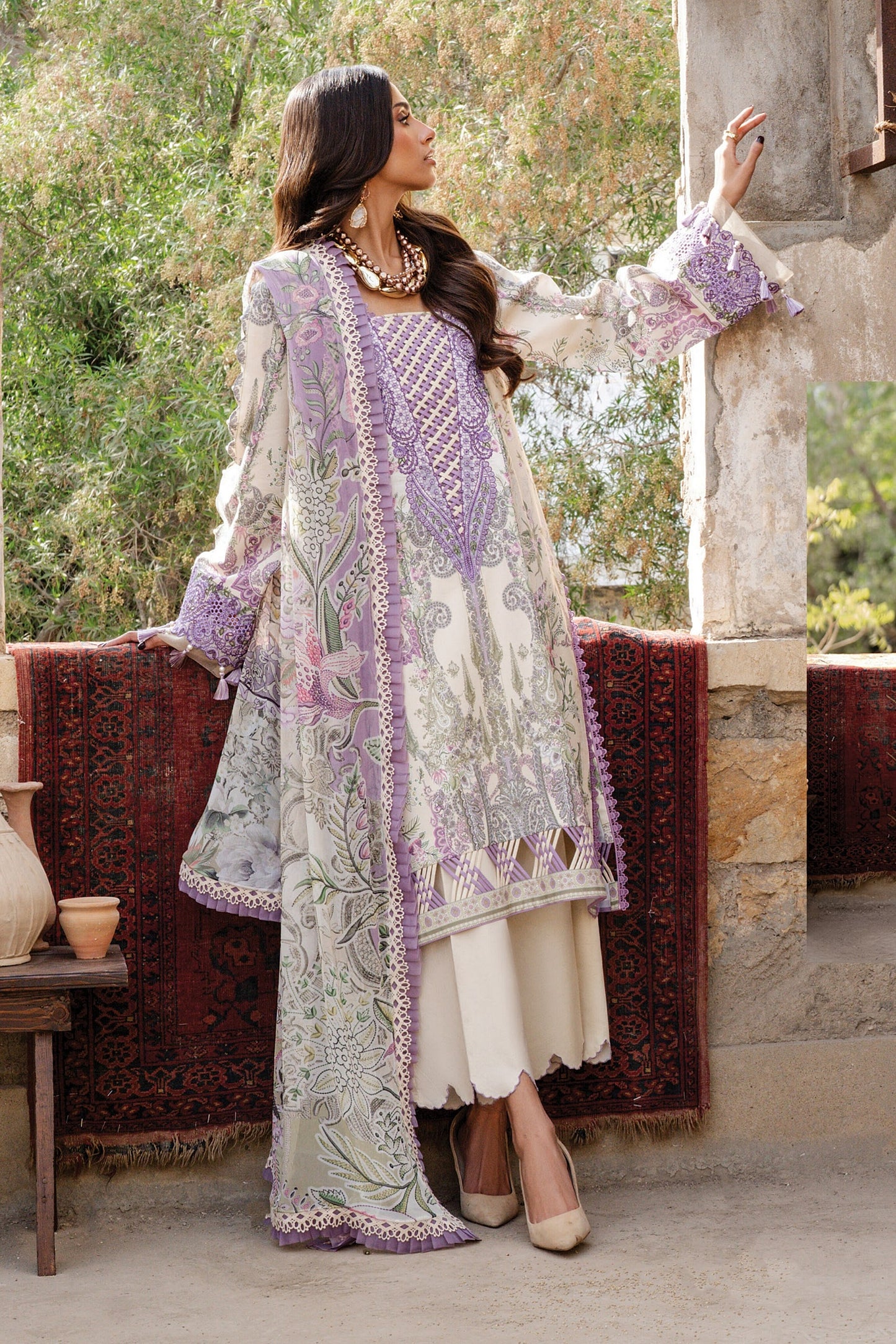 [ SUIT C ] - JADE BLISS LAWN EMBROIDERED COLLECTION 2026