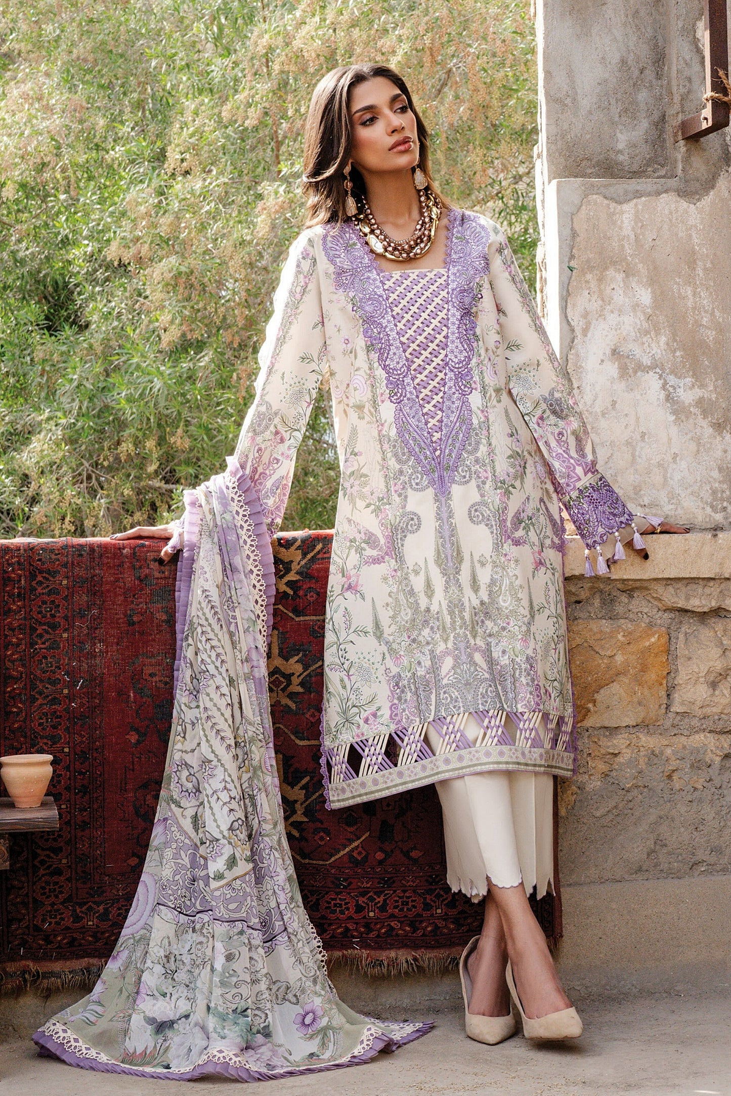 [ SUIT C ] - JADE BLISS LAWN EMBROIDERED COLLECTION 2026