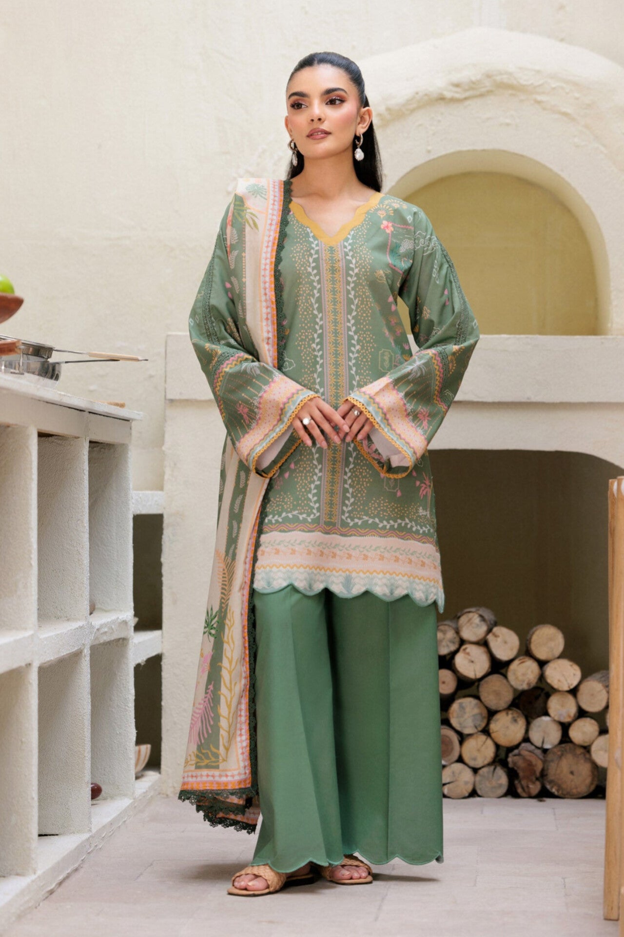 [ SUIT B ] - NEW FLORENT SUPIMA LAWN PRINTED COLLECTION 2026