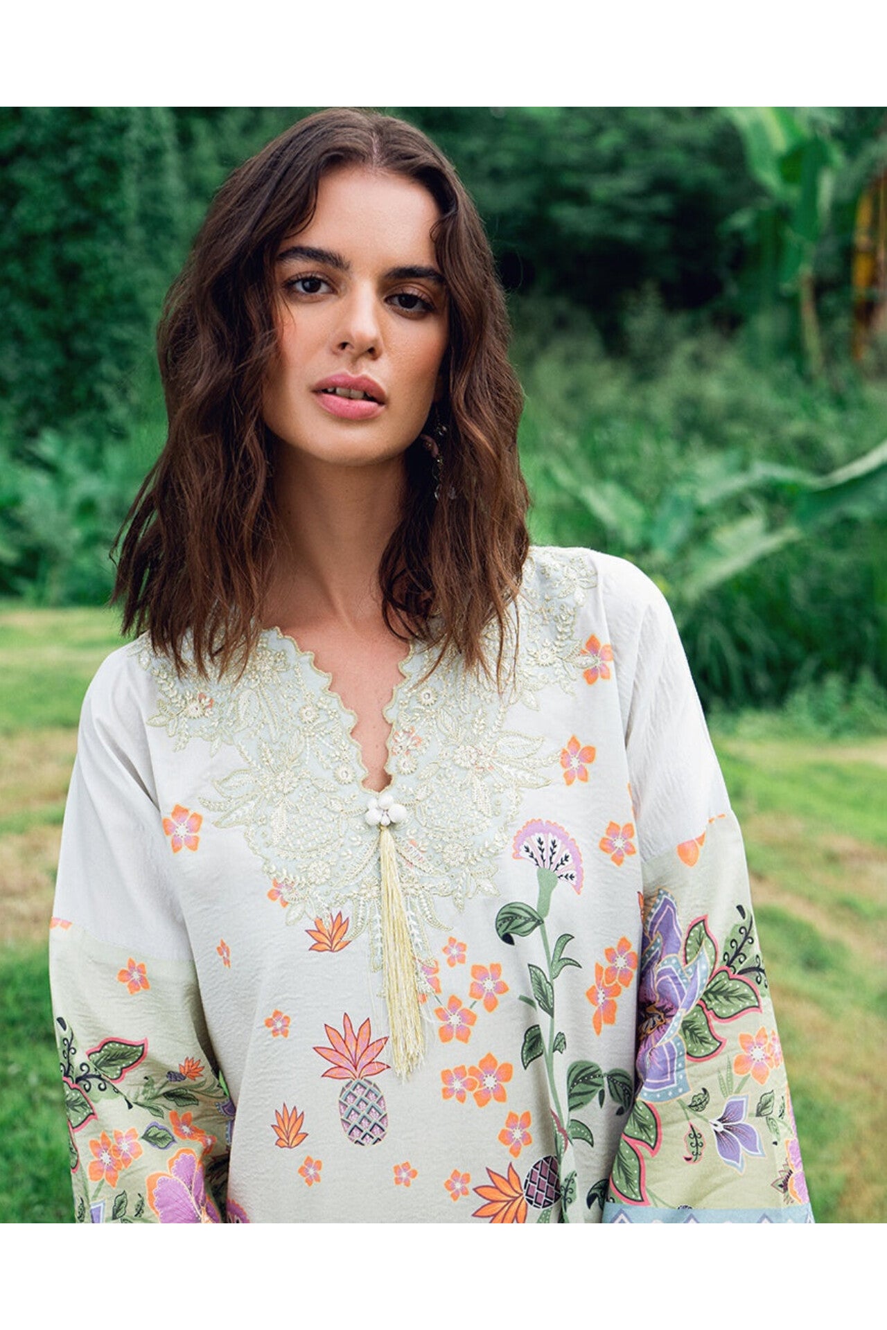 [ SUIT F ] - ROHEENAZ GARDEN VEIL EMBROIDERED LAWN PREMIUM COLLECTION