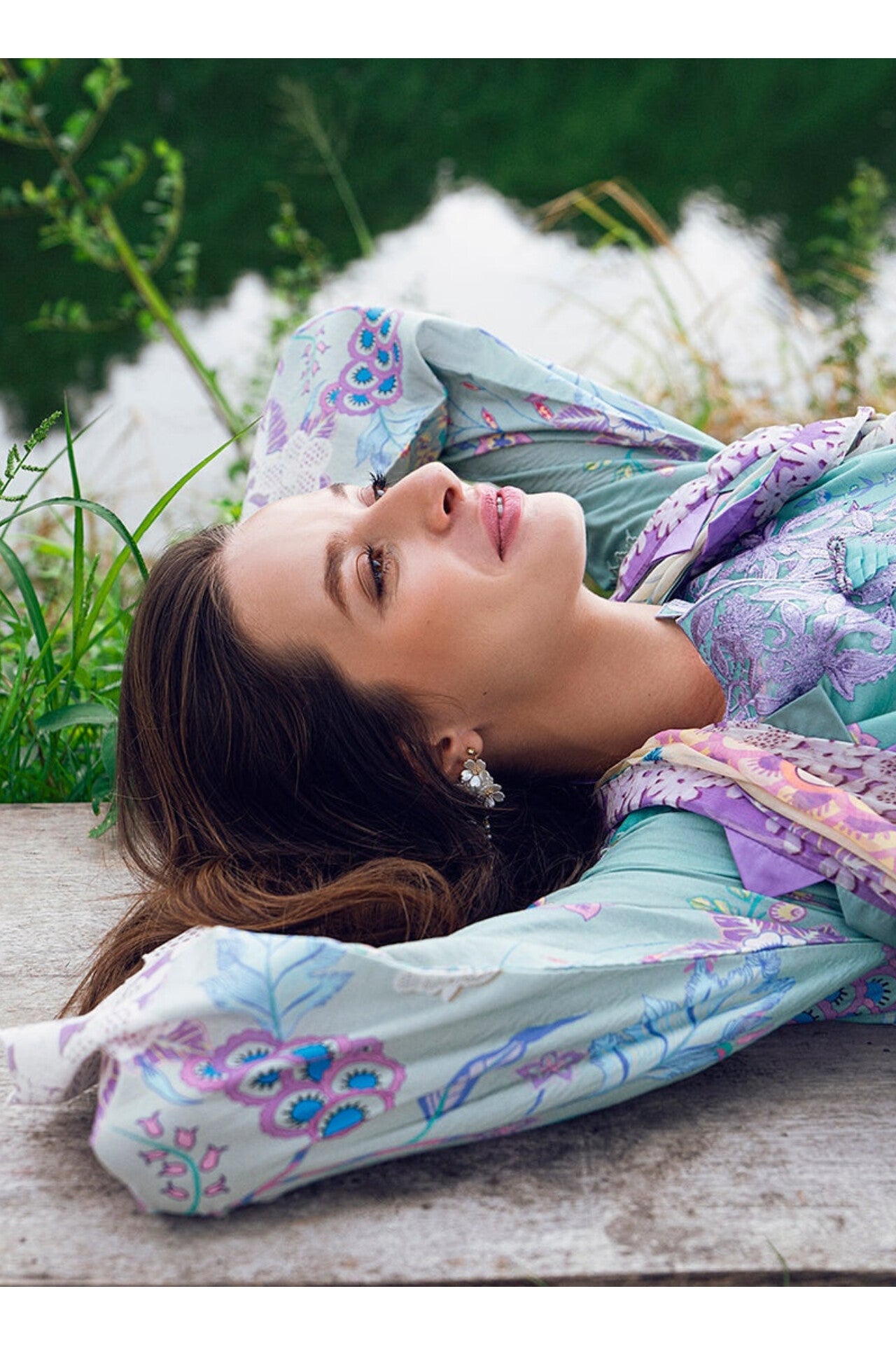 [ SUIT B ] - ROHEENAZ GARDEN VEIL EMBROIDERED LAWN PREMIUM COLLECTION