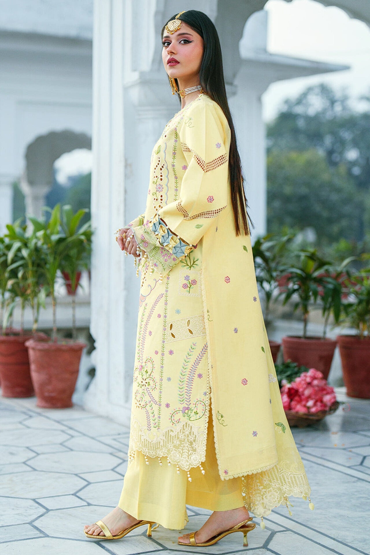 [ SUIT A ] - GUL BY MAHNUR LUXURY LAWN EMBROIDERED COLLECTION 2026
