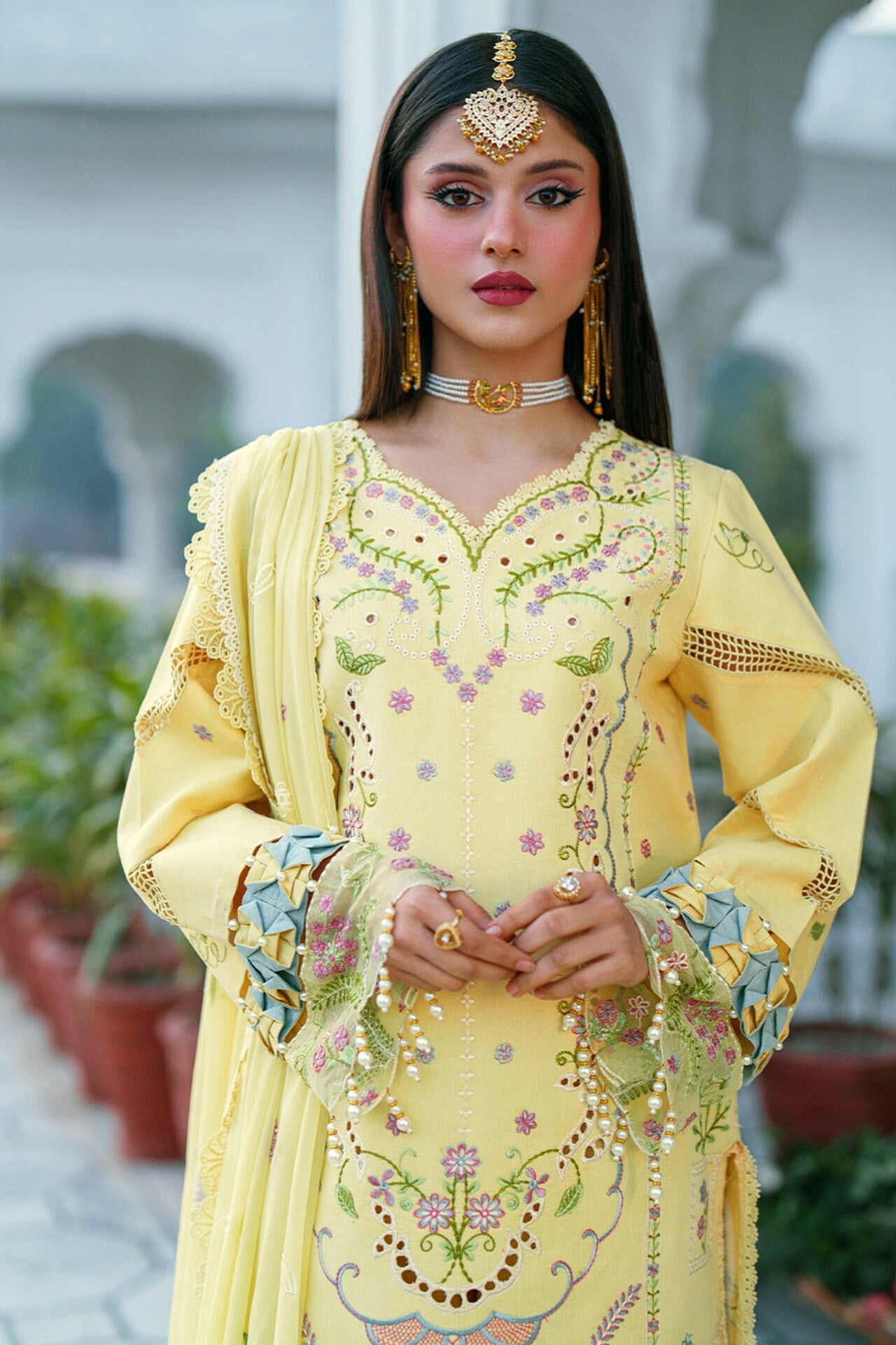 [ SUIT A ] - GUL BY MAHNUR LUXURY LAWN EMBROIDERED COLLECTION 2026
