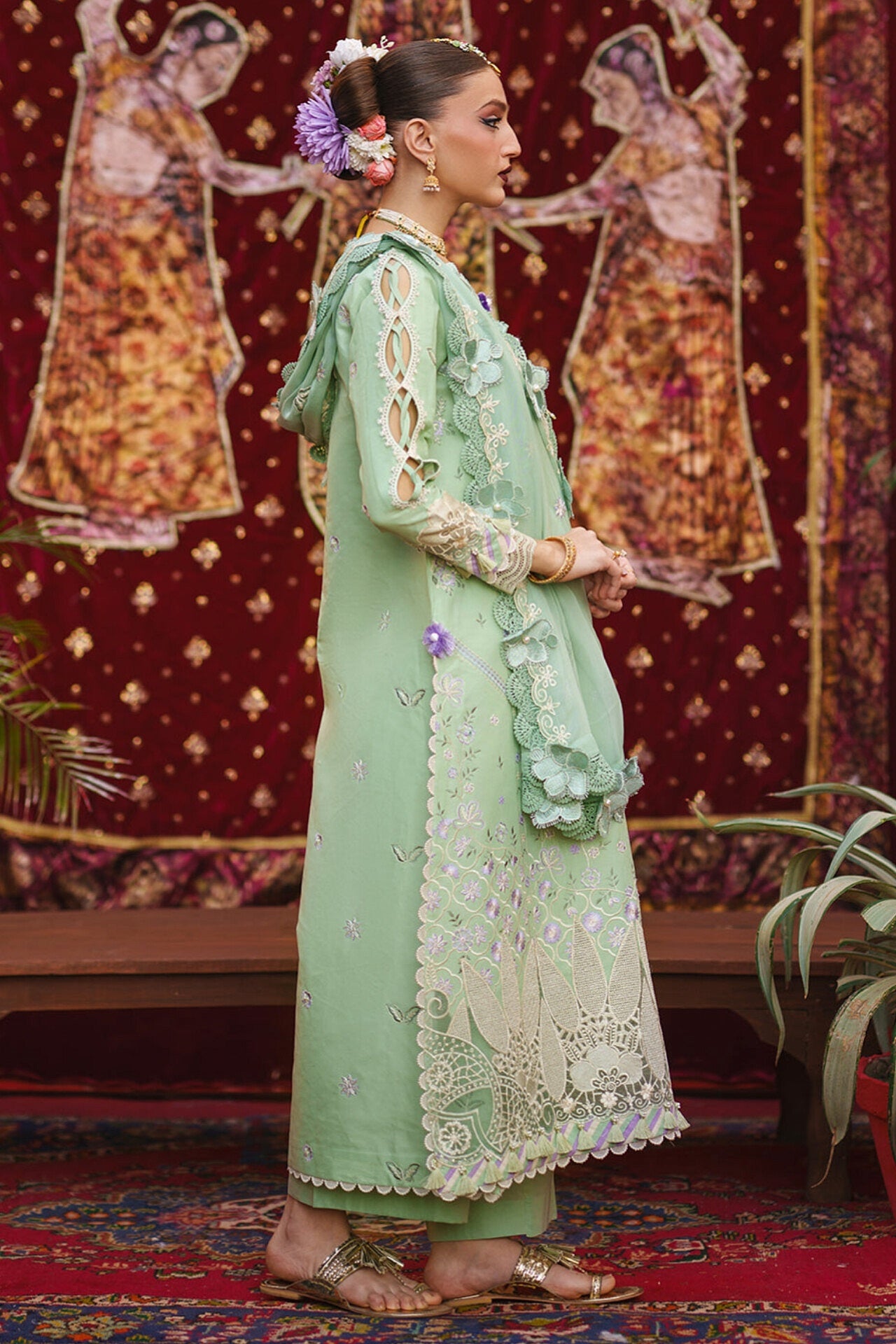[ SUIT D ] - GUL BY MAHNUR LUXURY LAWN EMBROIDERED COLLECTION 2026