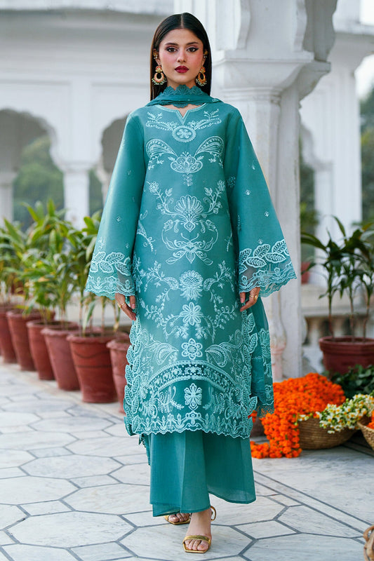 [ SUIT F ] - GUL BY MAHNUR LUXURY LAWN EMBROIDERED COLLECTION 2026