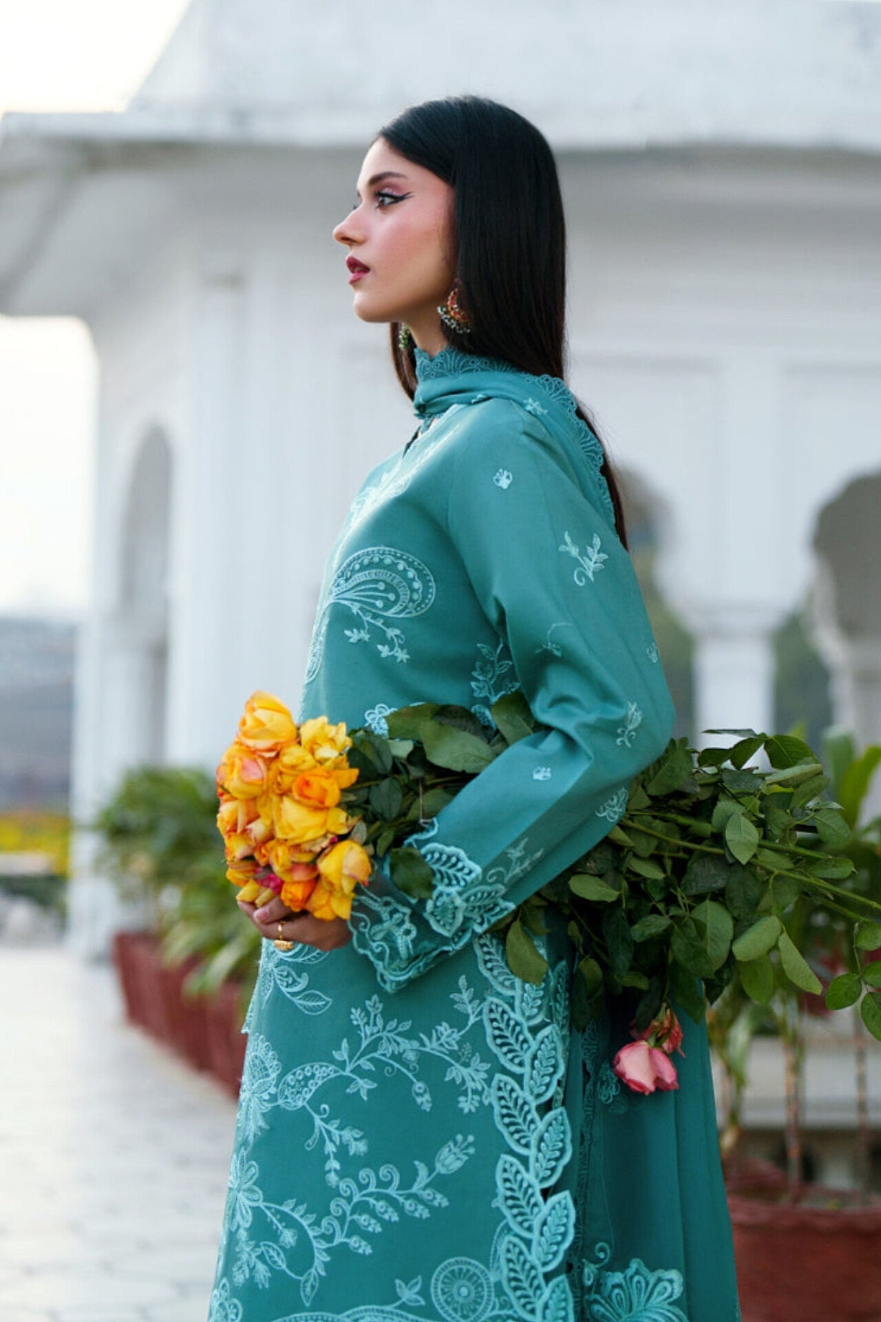 [ SUIT F ] - GUL BY MAHNUR LUXURY LAWN EMBROIDERED COLLECTION 2026