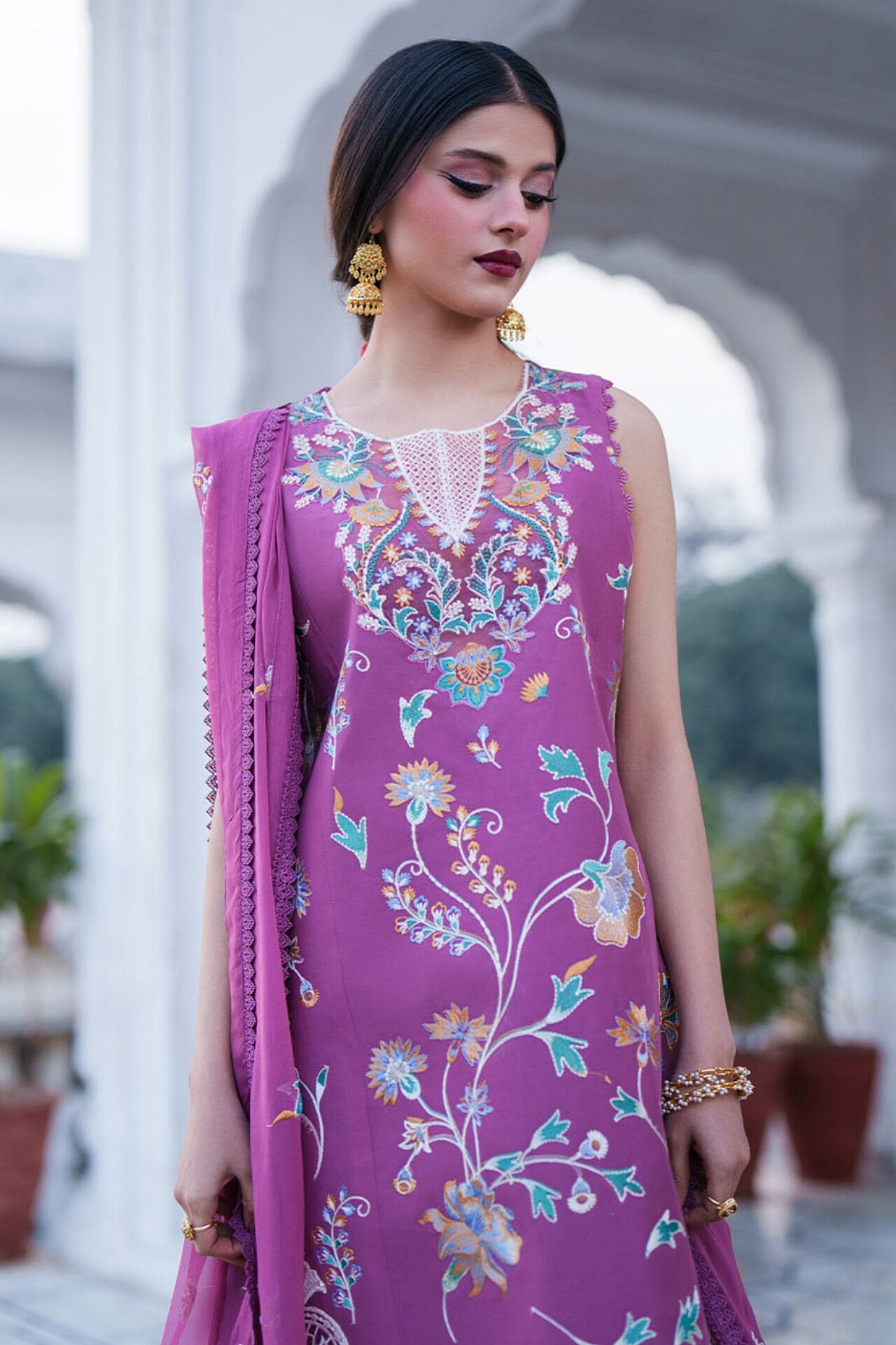 [ SUIT I ] - GUL BY MAHNUR LUXURY LAWN EMBROIDERED COLLECTION 2026