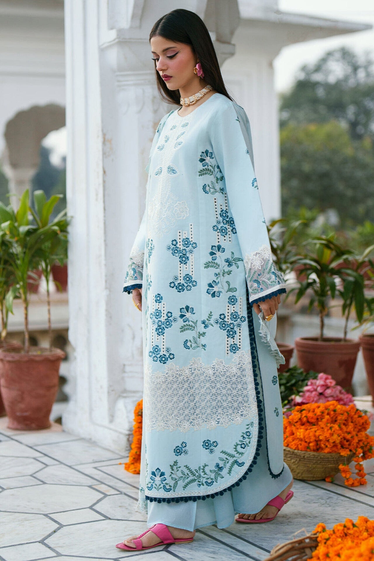 [ SUIT J ] - GUL BY MAHNUR LUXURY LAWN EMBROIDERED COLLECTION 2026