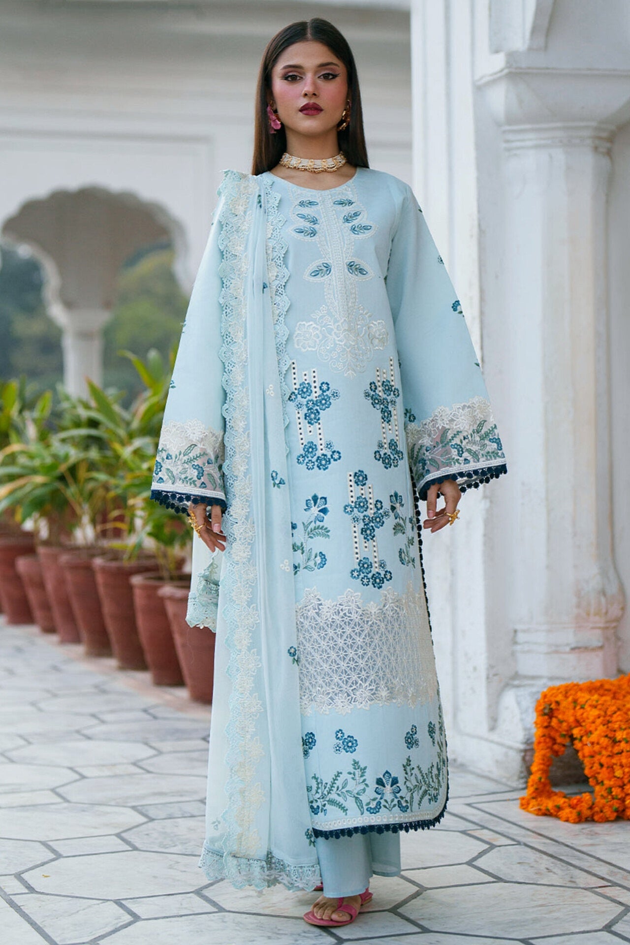 [ SUIT J ] - GUL BY MAHNUR LUXURY LAWN EMBROIDERED COLLECTION 2026