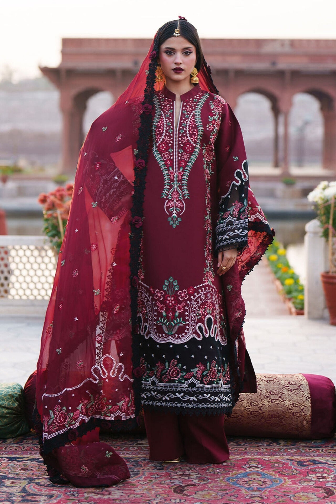 [ SUIT K ] - GUL BY MAHNUR LUXURY LAWN EMBROIDERED COLLECTION 2026