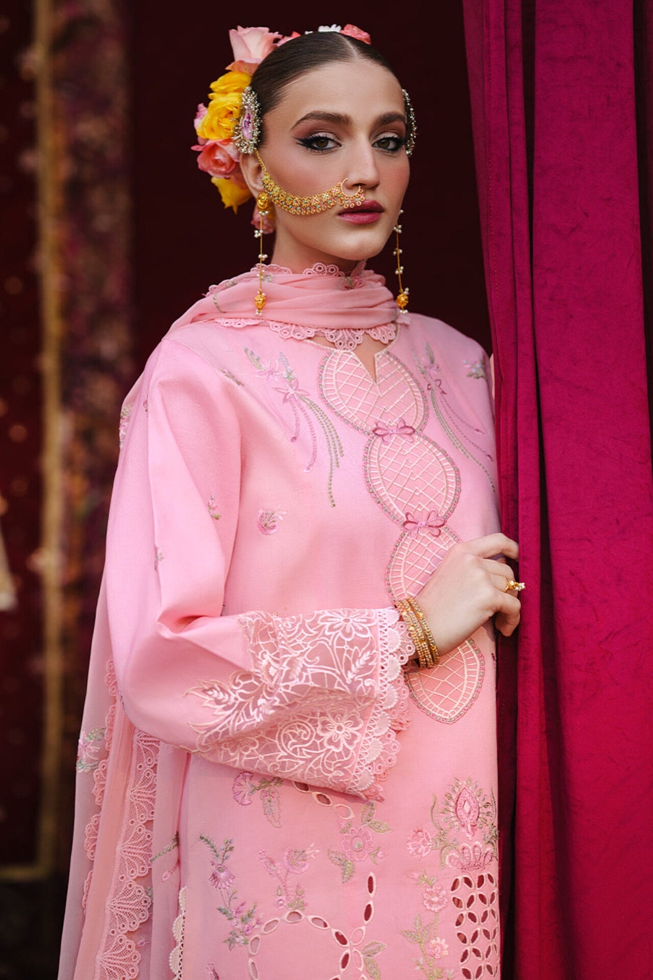 [ SUIT L ] - GUL BY MAHNUR LUXURY LAWN EMBROIDERED COLLECTION 2026