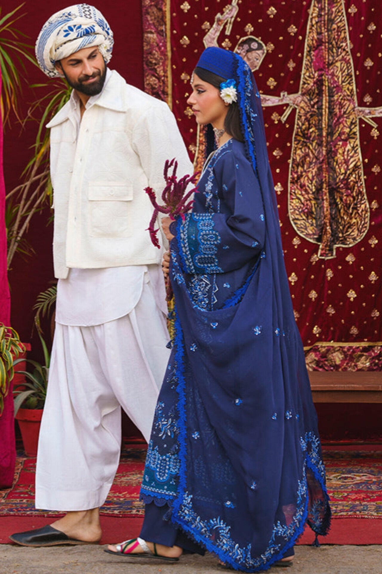 [ SUIT M ] - GUL BY MAHNUR LUXURY LAWN EMBROIDERED COLLECTION 2026