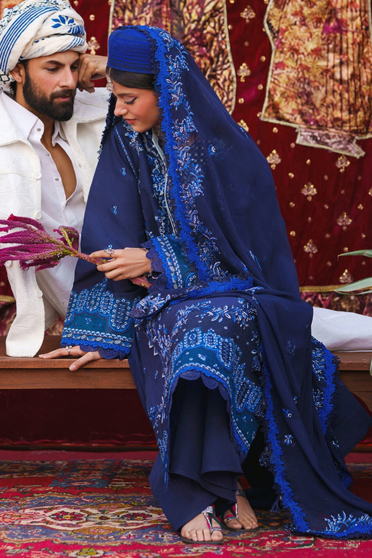 [ SUIT M ] - GUL BY MAHNUR LUXURY LAWN EMBROIDERED COLLECTION 2026