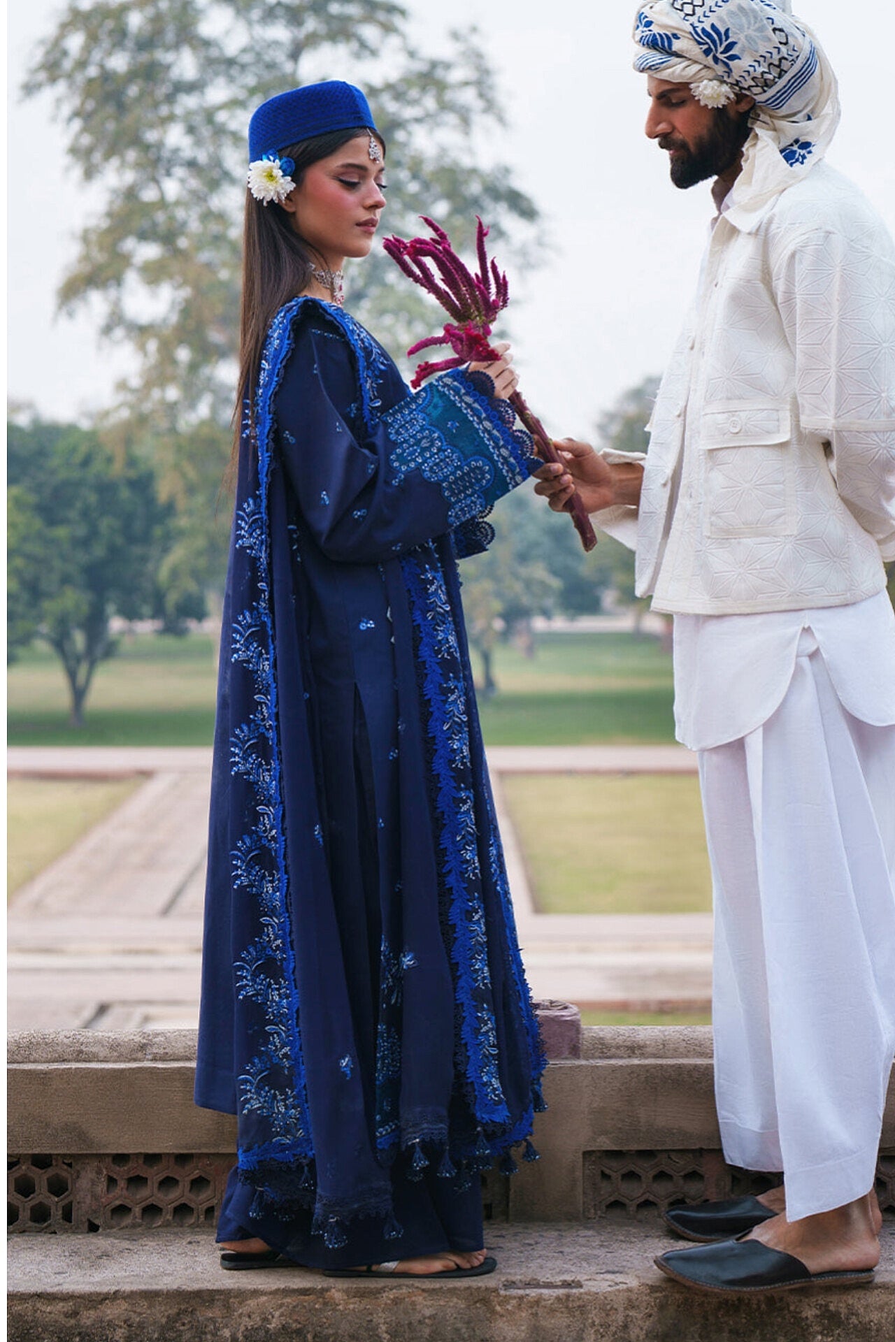 [ SUIT M ] - GUL BY MAHNUR LUXURY LAWN EMBROIDERED COLLECTION 2026