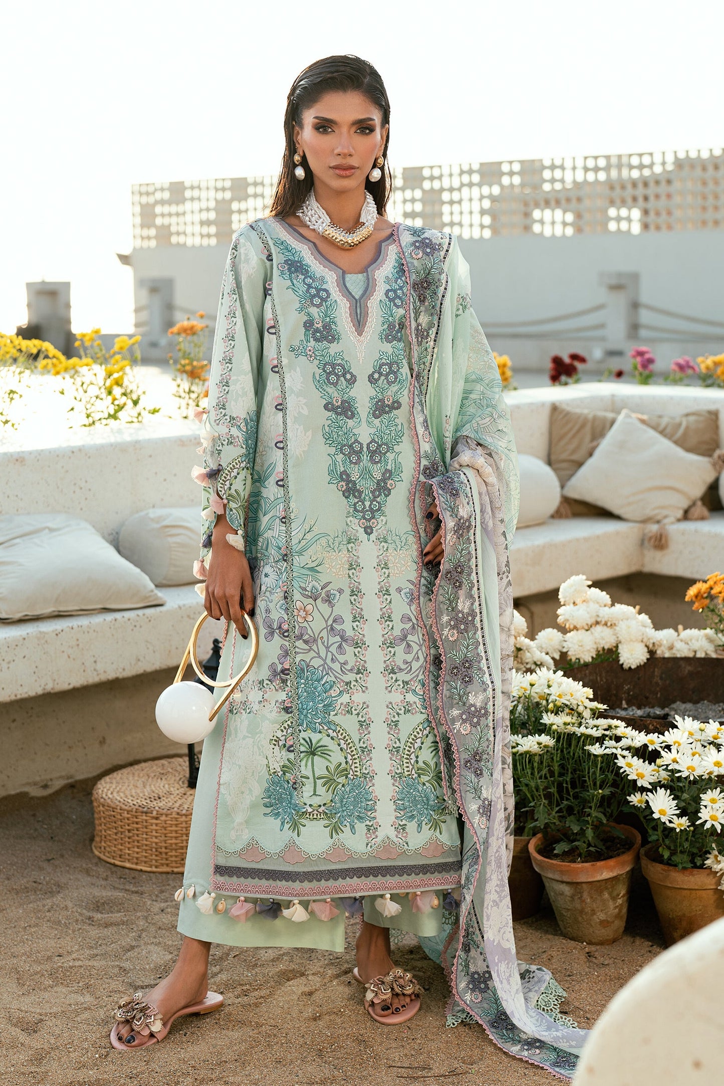 JADE NEEDLE WONDER SUMMER LAWN EMBROIDERED 2026 G [ 𝘽𝙀𝙎𝙏 𝙋𝙍𝙄𝘾𝙀 ✅ ]