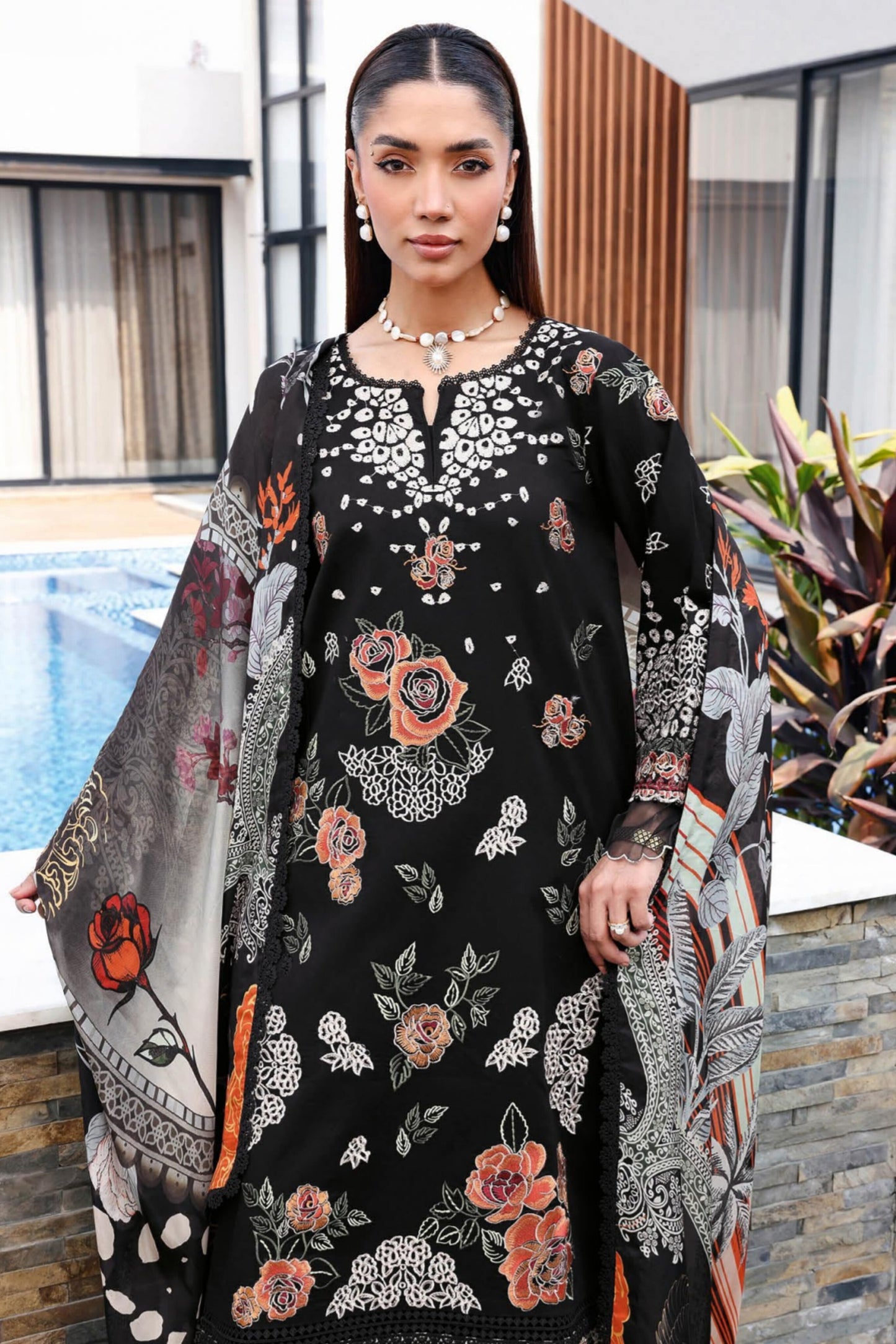 [ SUIT H ] - RAMSHA ANDAAZ LUXURY LAWN VOL 14 COLLECTION 2026