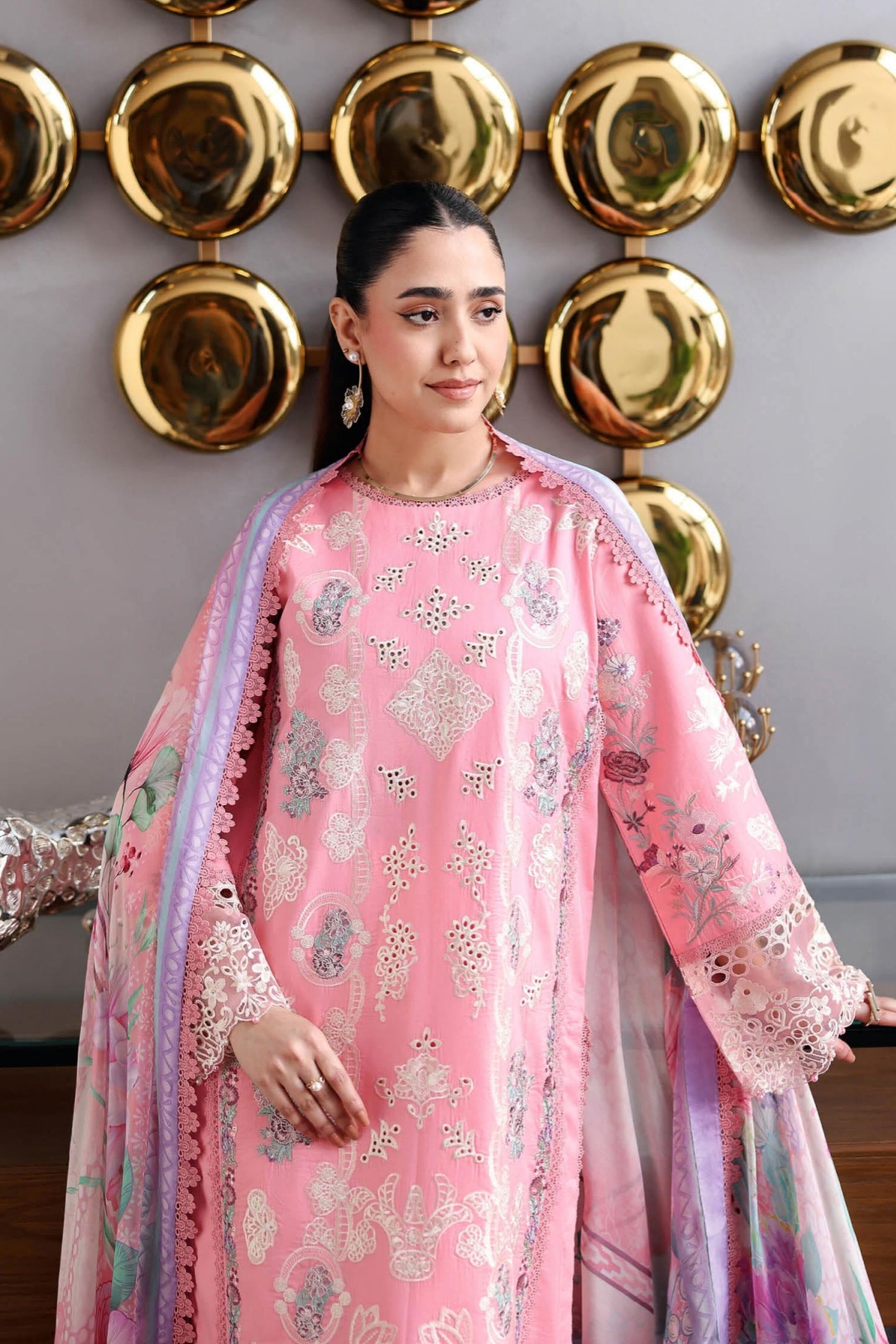 [ SUIT G ] - RAMSHA ANDAAZ LUXURY LAWN VOL 14 COLLECTION 2026