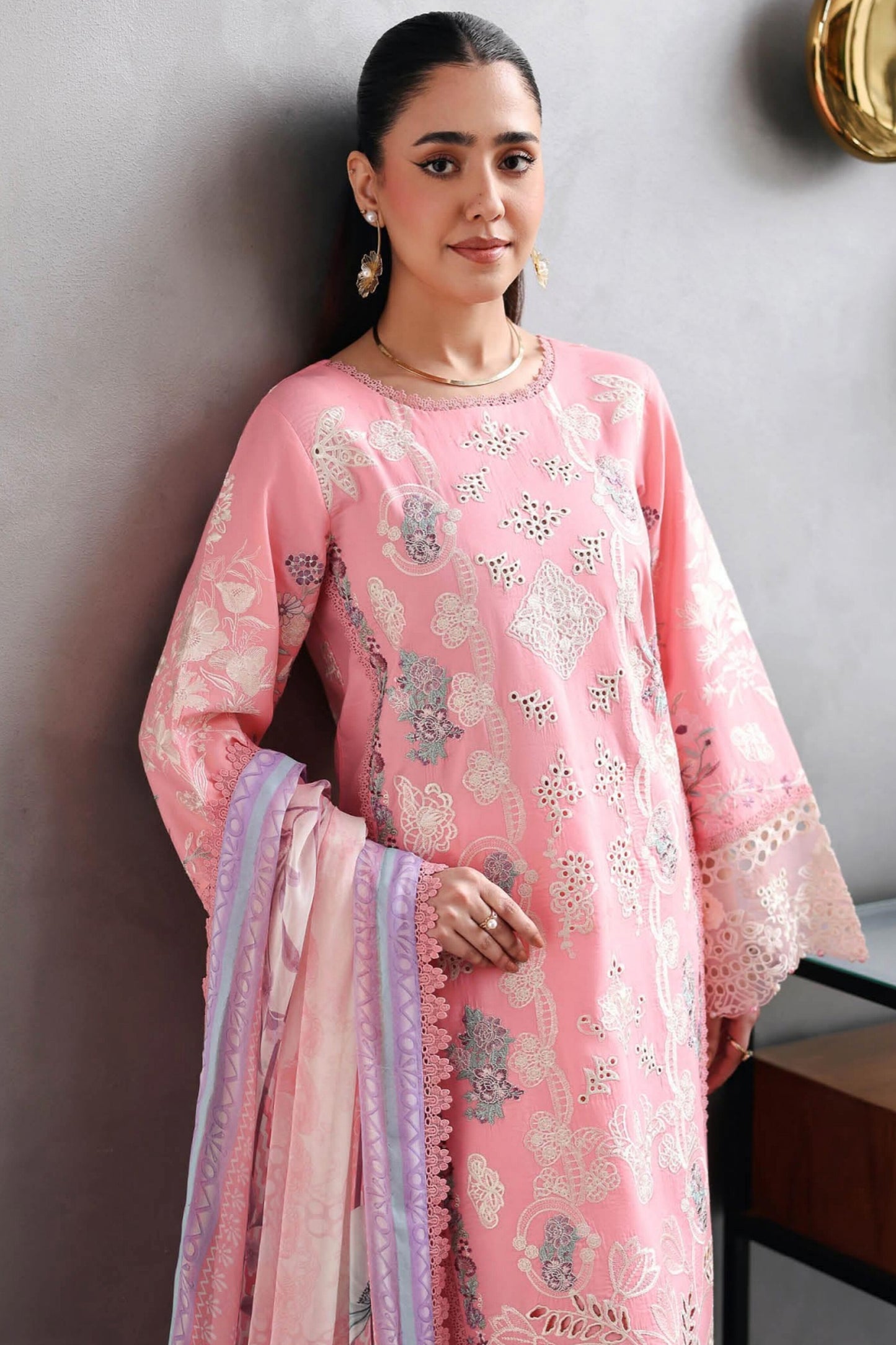 [ SUIT G ] - RAMSHA ANDAAZ LUXURY LAWN VOL 14 COLLECTION 2026