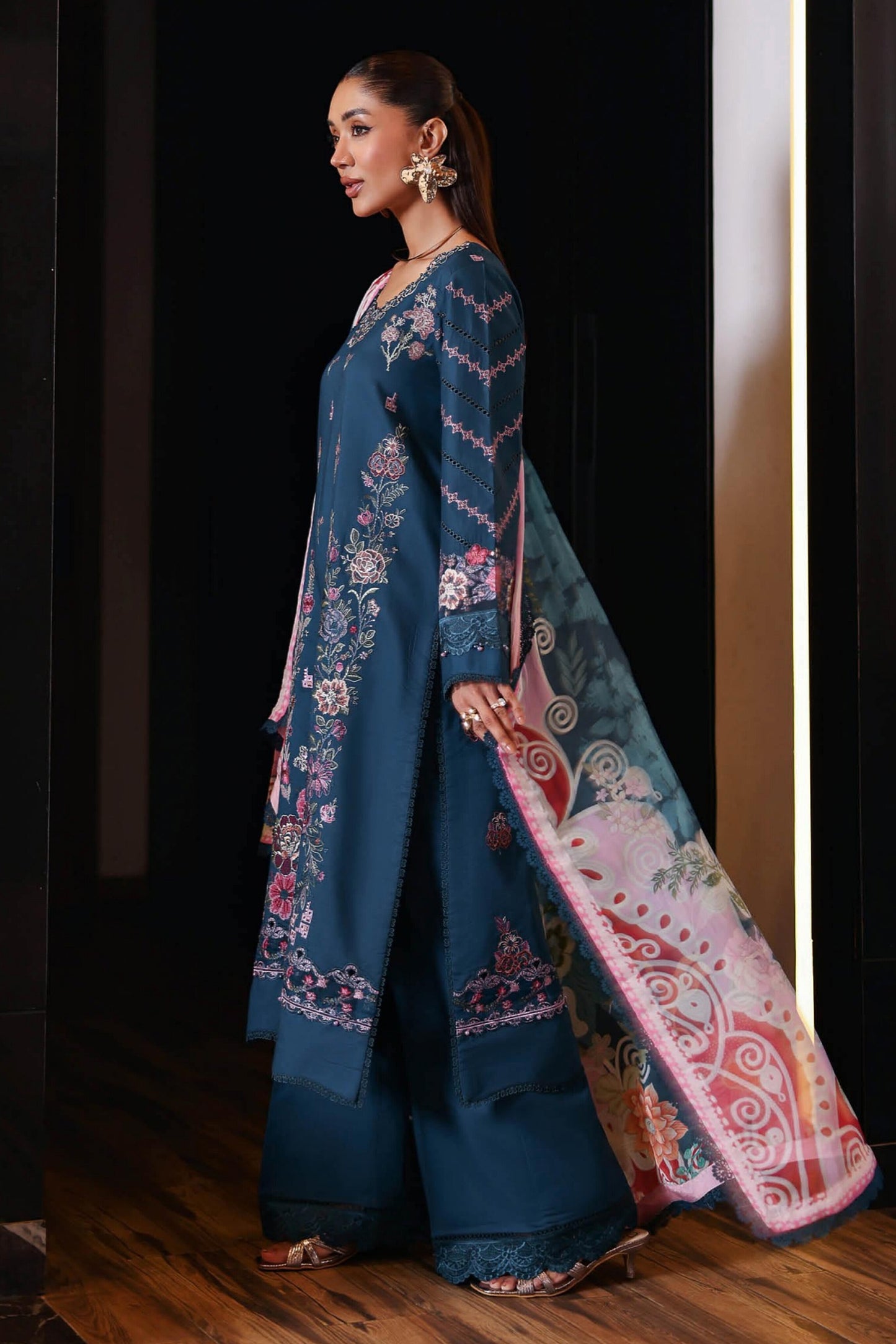 [ SUIT F ] - RAMSHA ANDAAZ LUXURY LAWN VOL 14 COLLECTION 2026