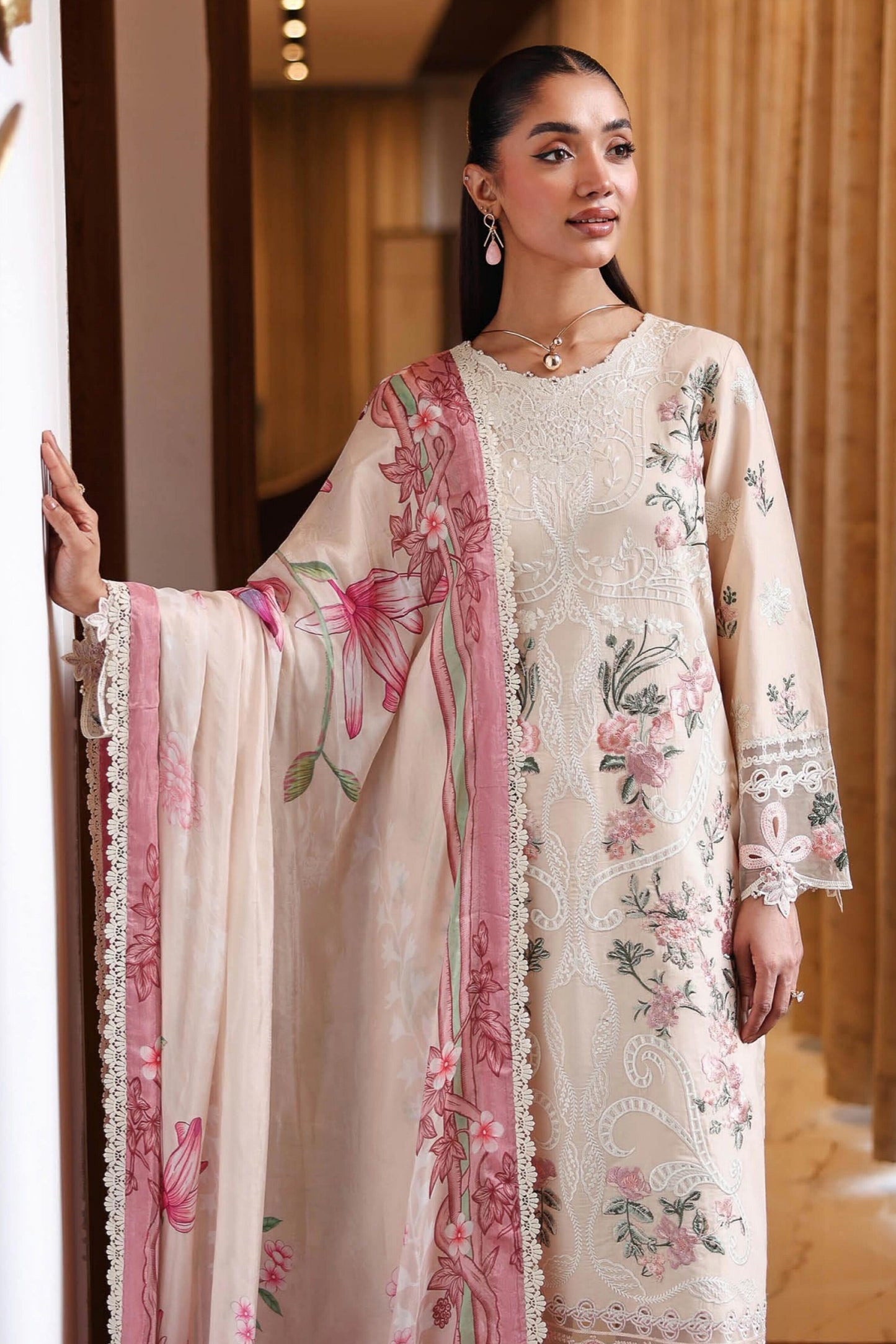 [ SUIT B ] - RAMSHA ANDAAZ LUXURY LAWN VOL 14 COLLECTION 2026