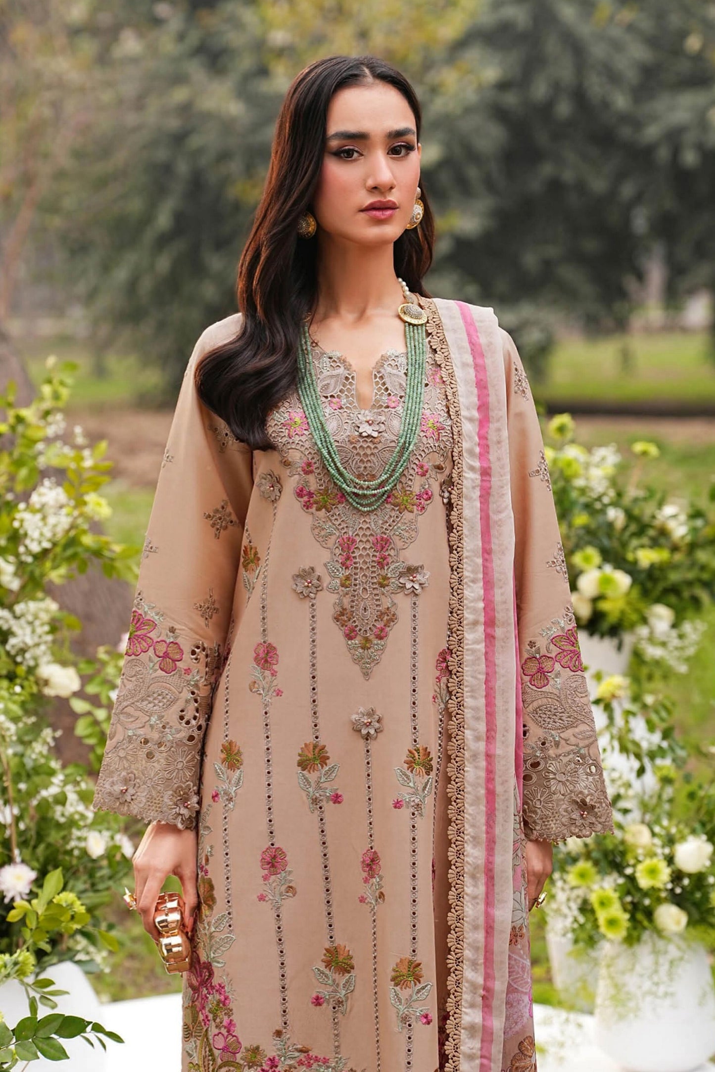 [ SUIT G ] - RAMSHA GHAZAL LUXURY LAWN VOL 6 COLLECTION 2026