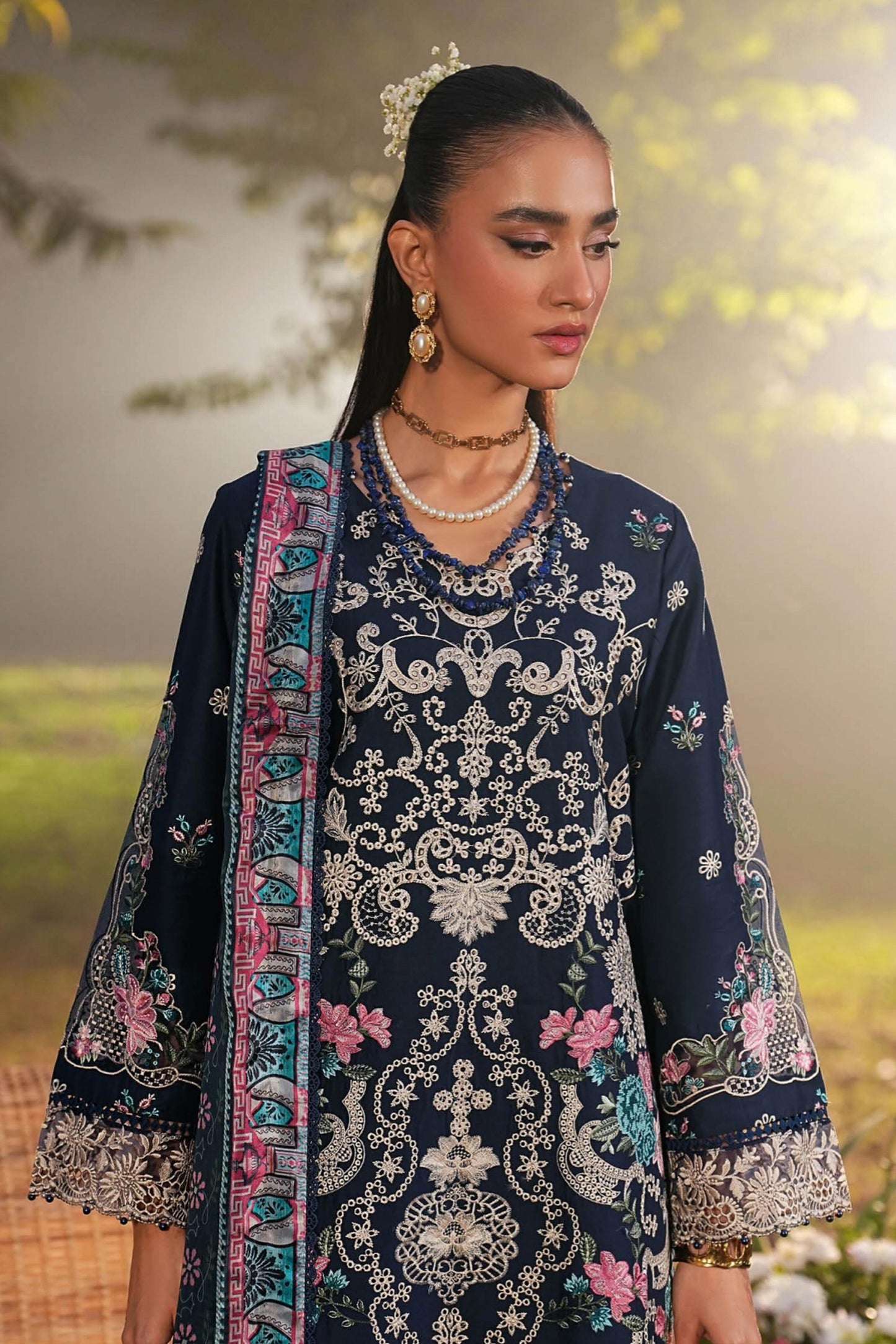 [ SUIT A ] - RAMSHA GHAZAL LUXURY LAWN VOL 6 COLLECTION 2026