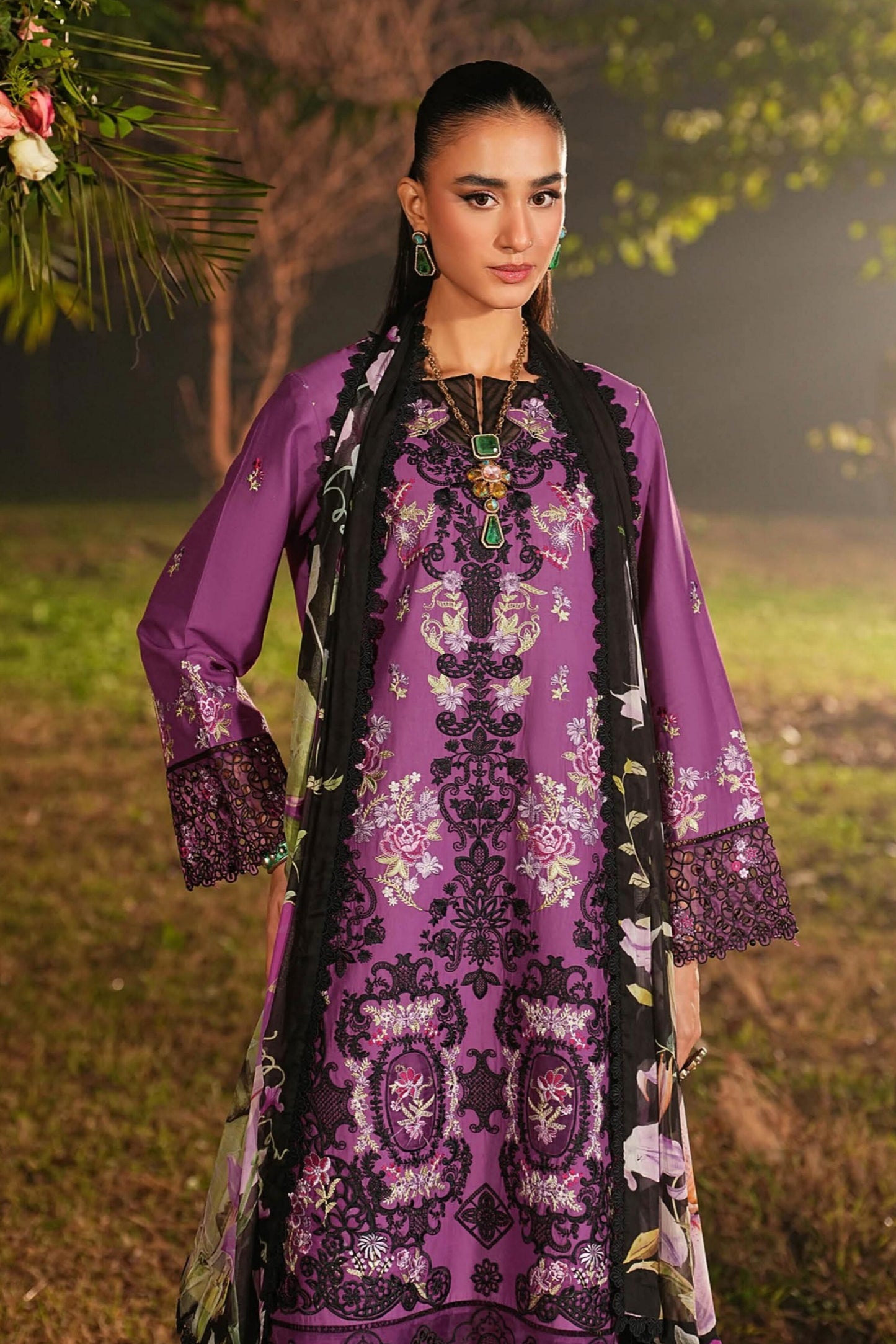 [ SUIT C ] - RAMSHA GHAZAL LUXURY LAWN VOL 6 COLLECTION 2026
