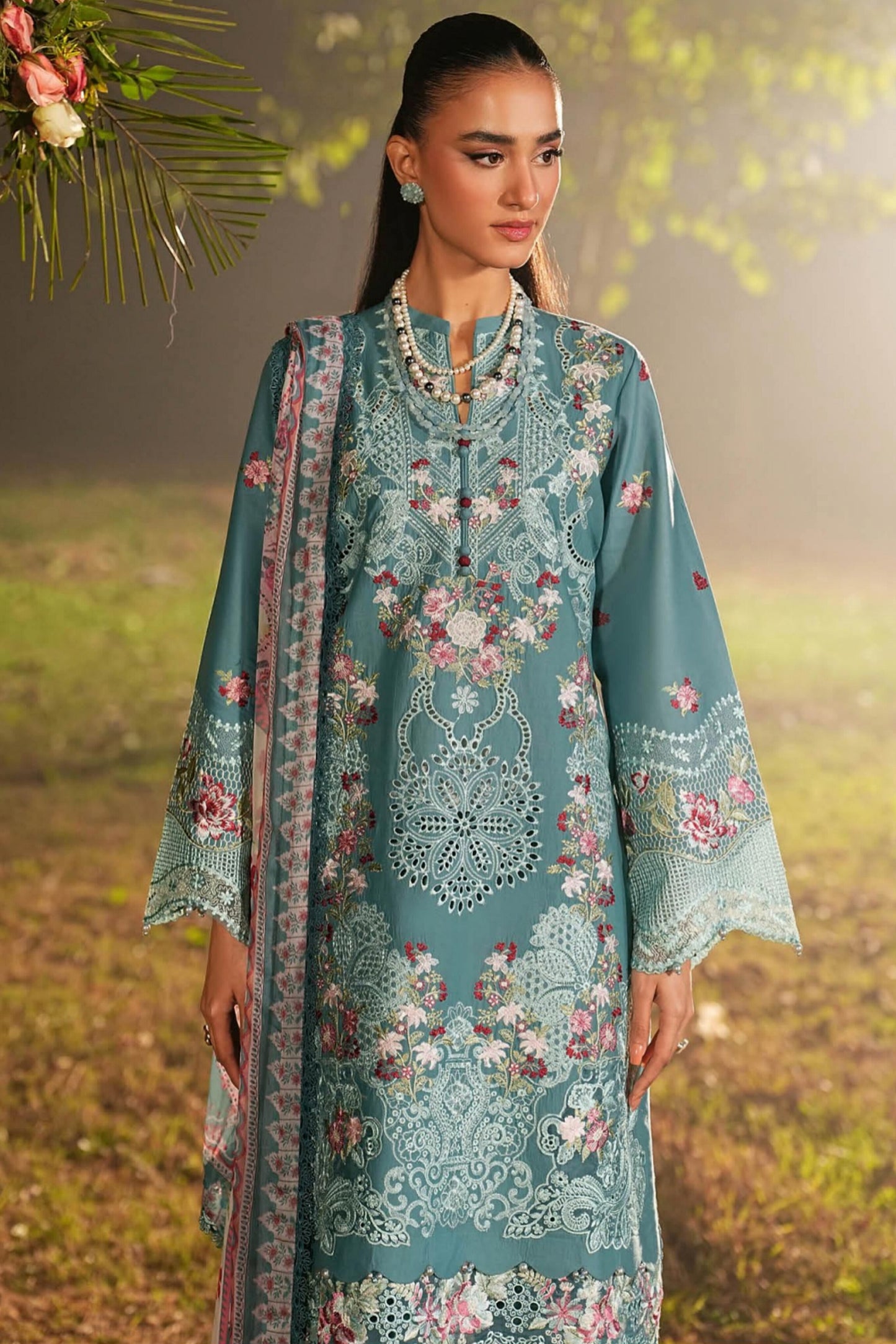 [ SUIT D ] - RAMSHA GHAZAL LUXURY LAWN VOL 6 COLLECTION 2026