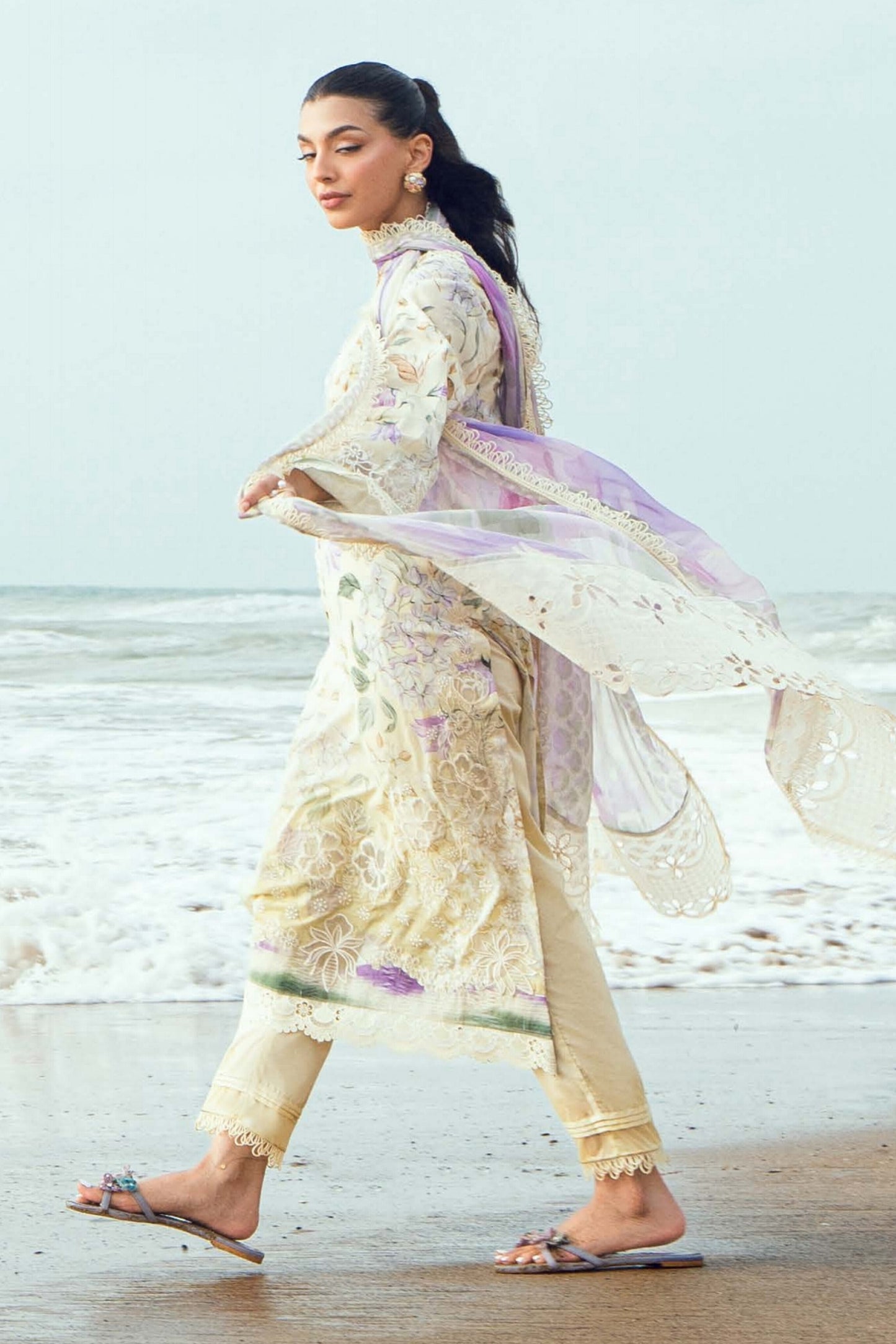 [ SUIT A ] - NUREH GARDENIA LAWN EMBROIDERED AND PRINTED 2026