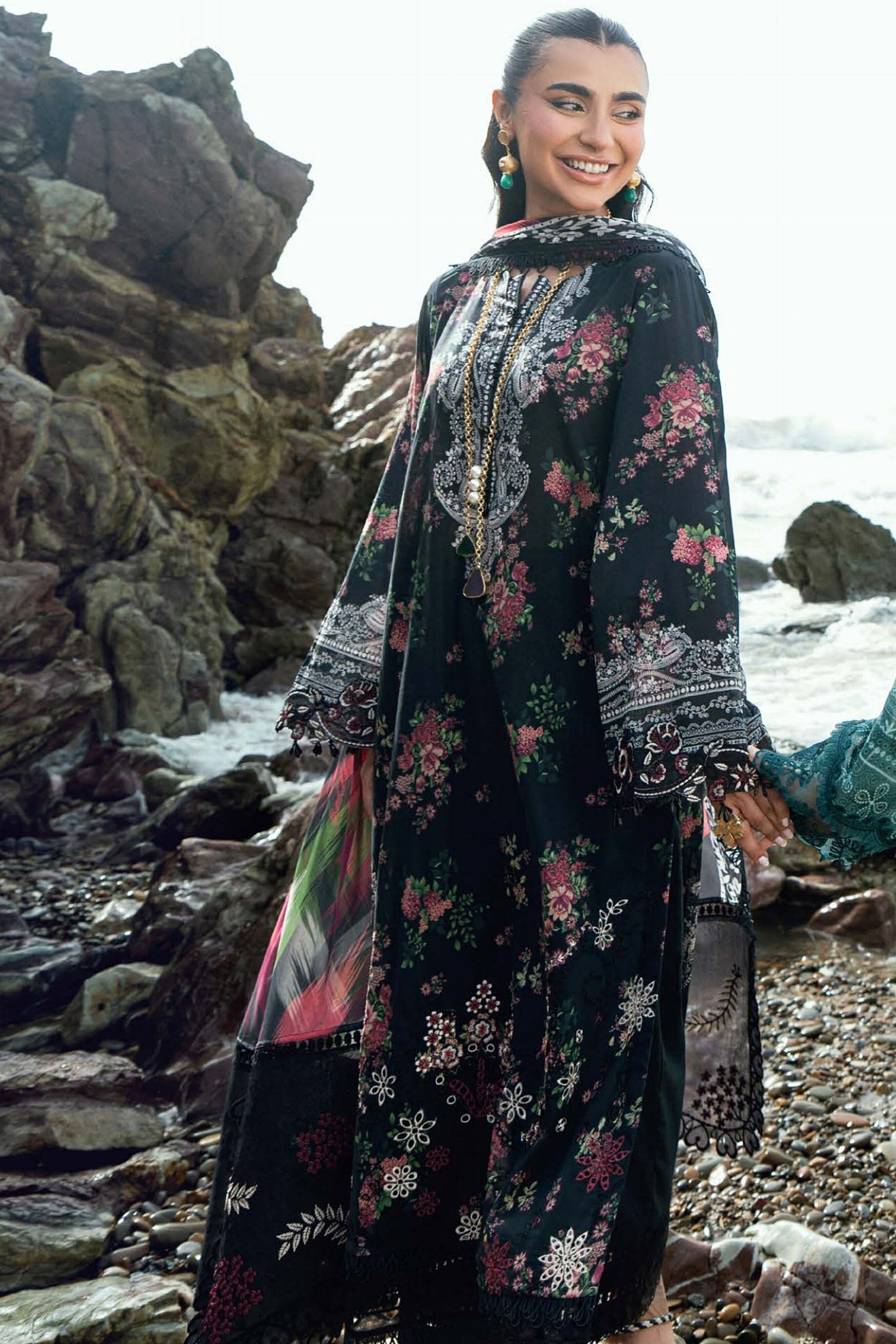 [ SUIT C ] - NUREH GARDENIA LAWN EMBROIDERED AND PRINTED 2026