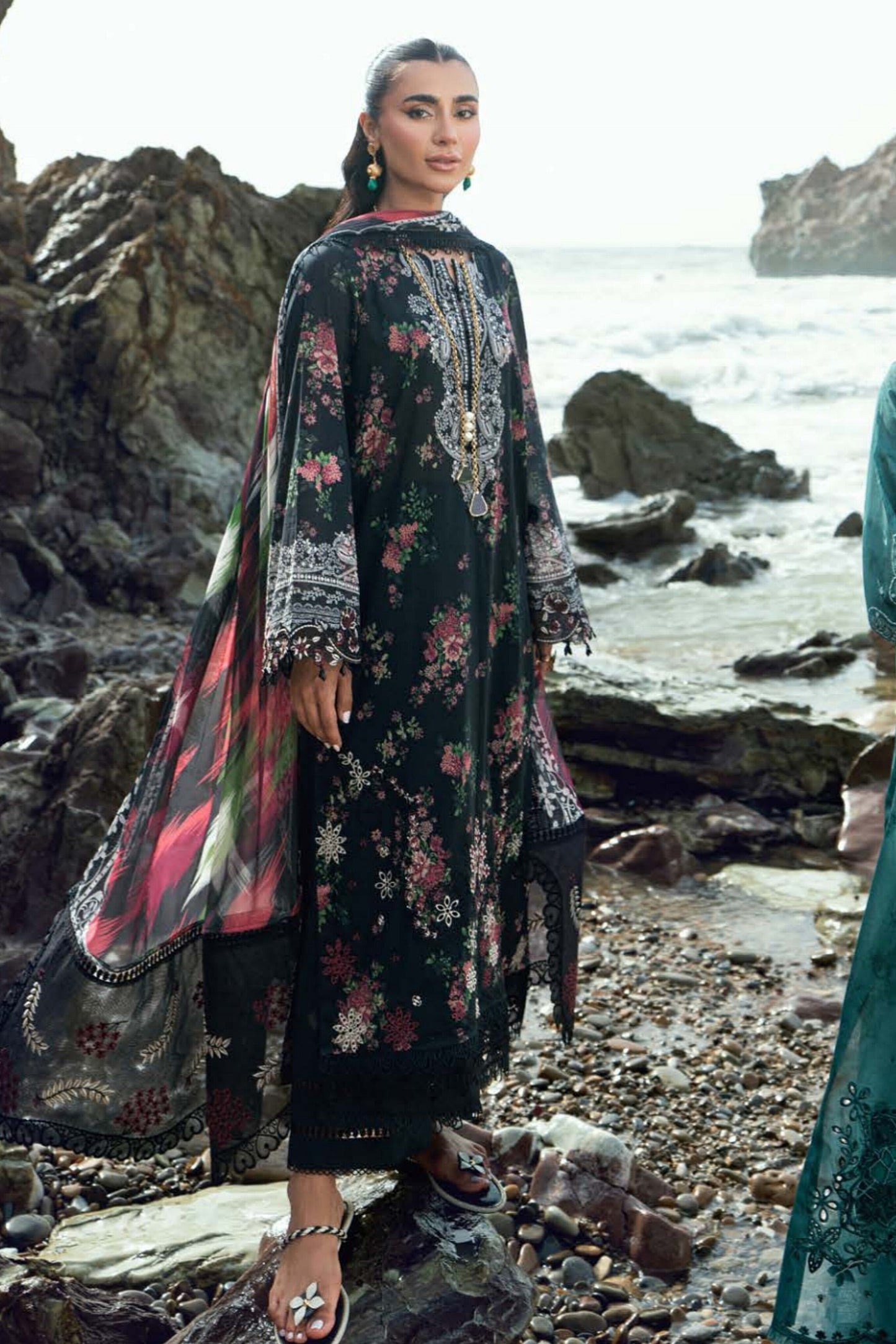 [ SUIT C ] - NUREH GARDENIA LAWN EMBROIDERED AND PRINTED 2026