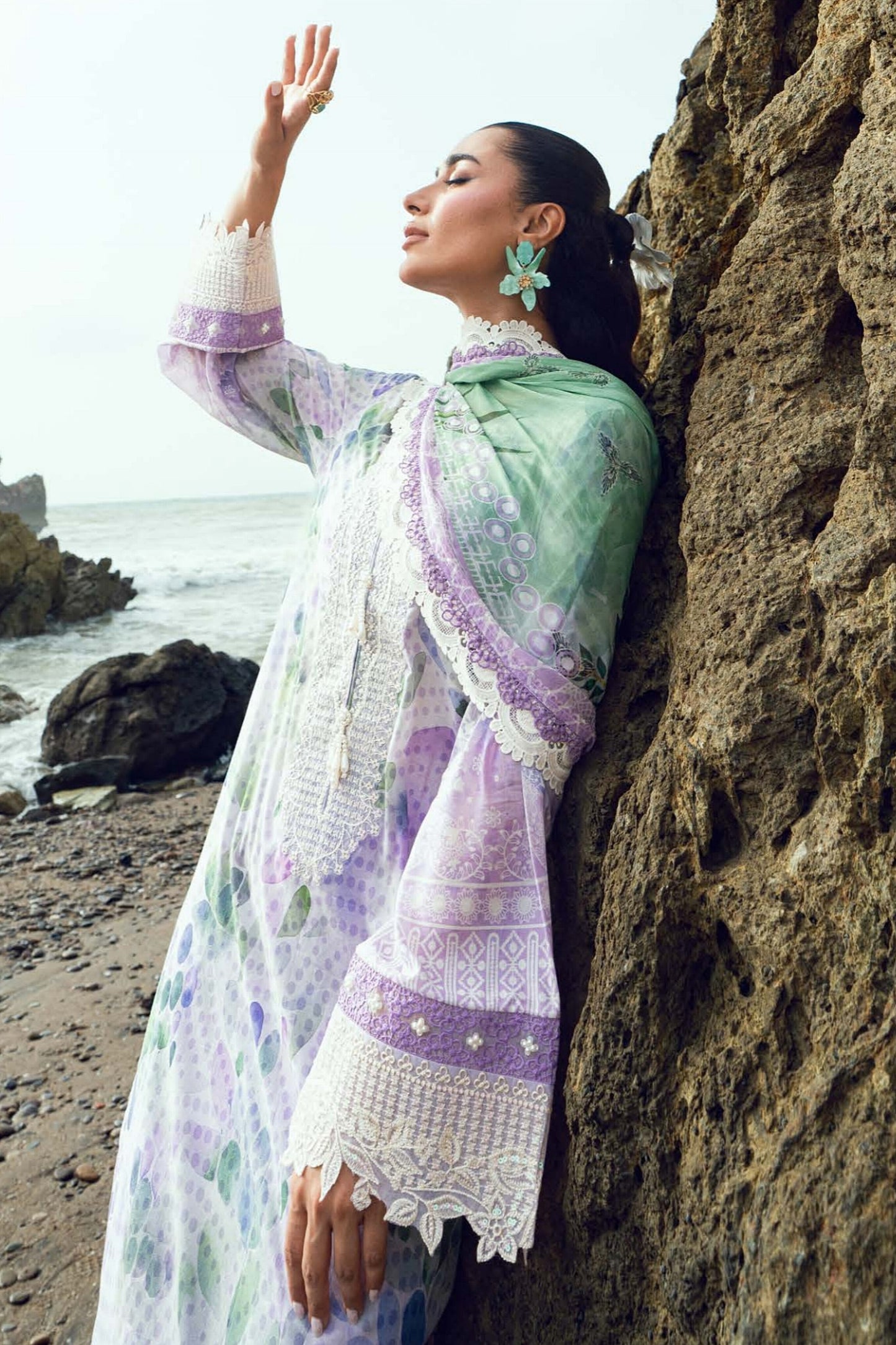[ SUIT D ] - NUREH GARDENIA LAWN EMBROIDERED AND PRINTED 2026