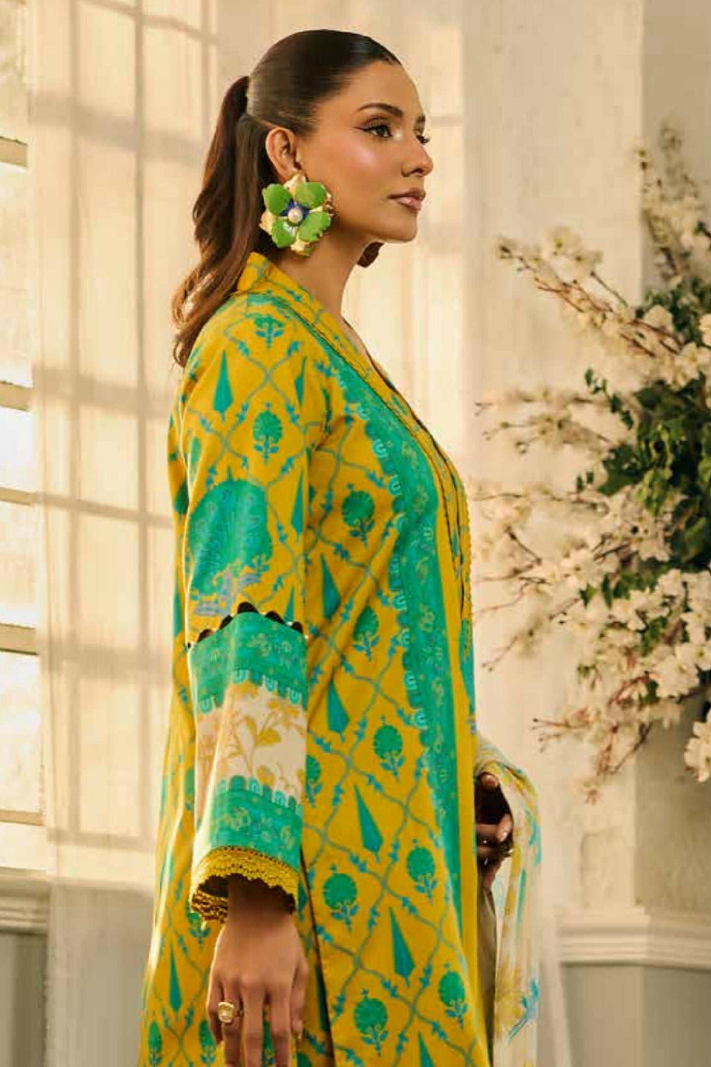 [ SUIT F ] - CHARIZMA C - PRINTS LAWN WITH PRINTED CHIFFON DUPATTA COLLECTION 2026