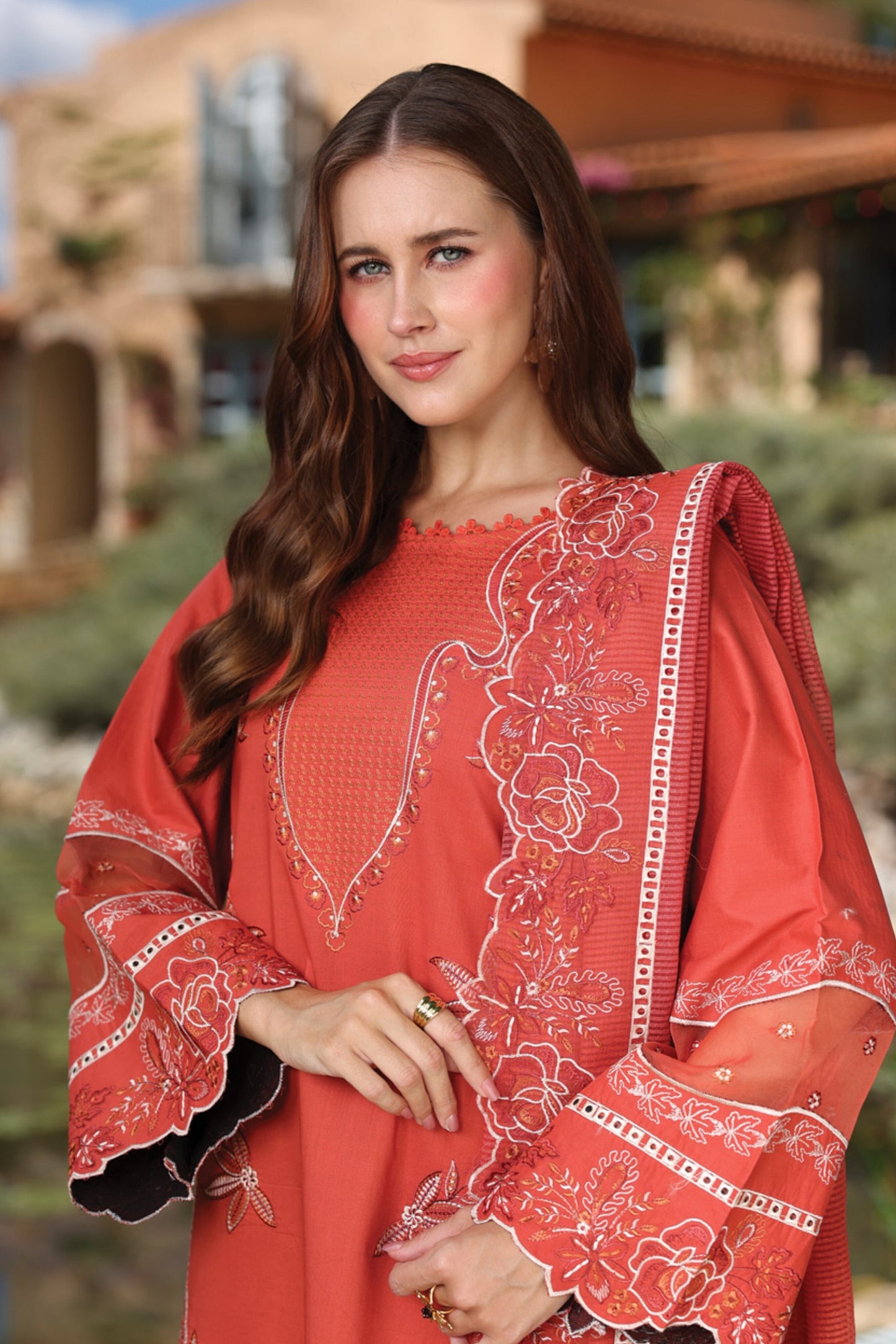 [ SUIT K ] - RAAYA LUXURY LAWN EMBROIDERED COLLECTION 2026