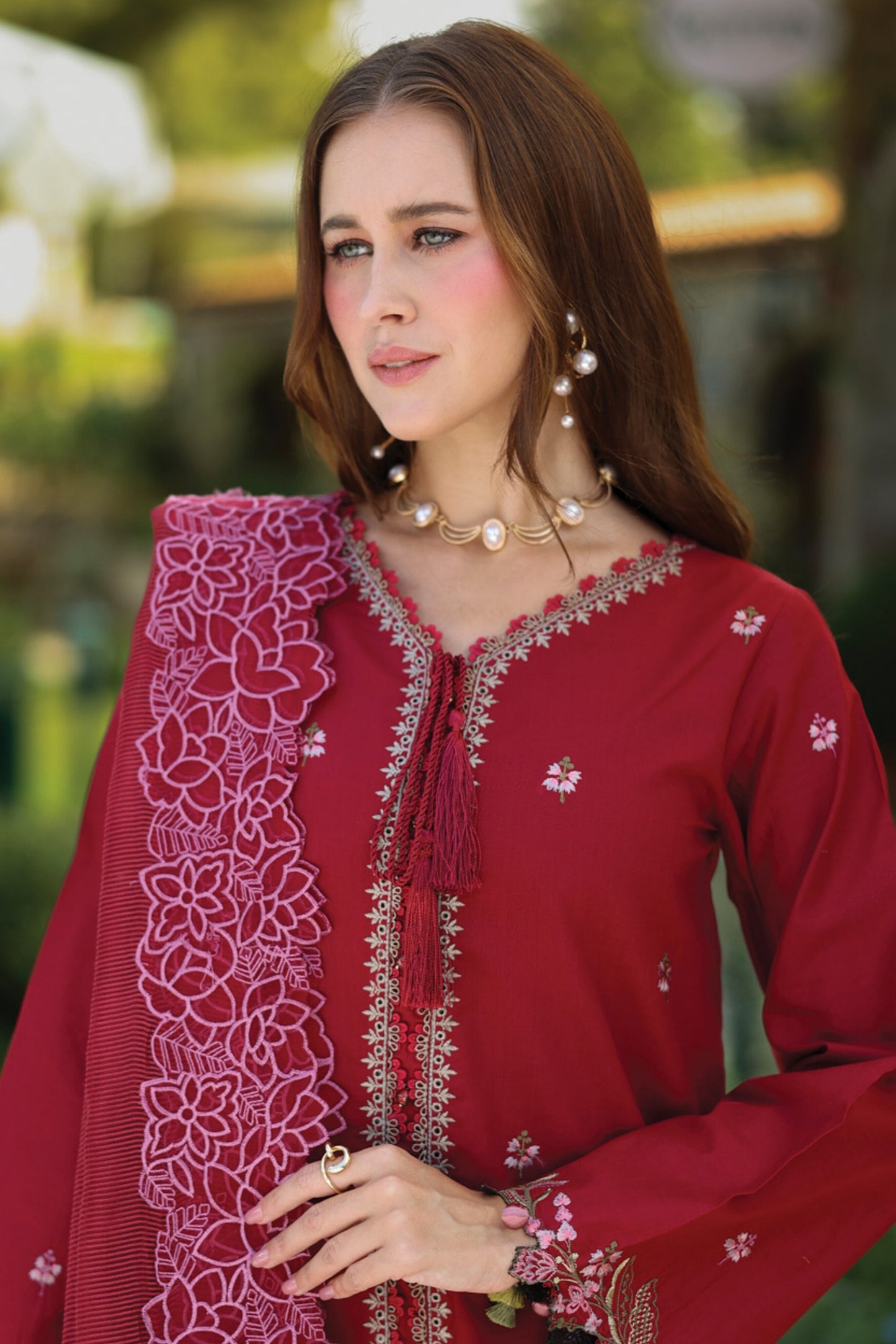 [ SUIT J ] - RAAYA LUXURY LAWN EMBROIDERED COLLECTION 2026