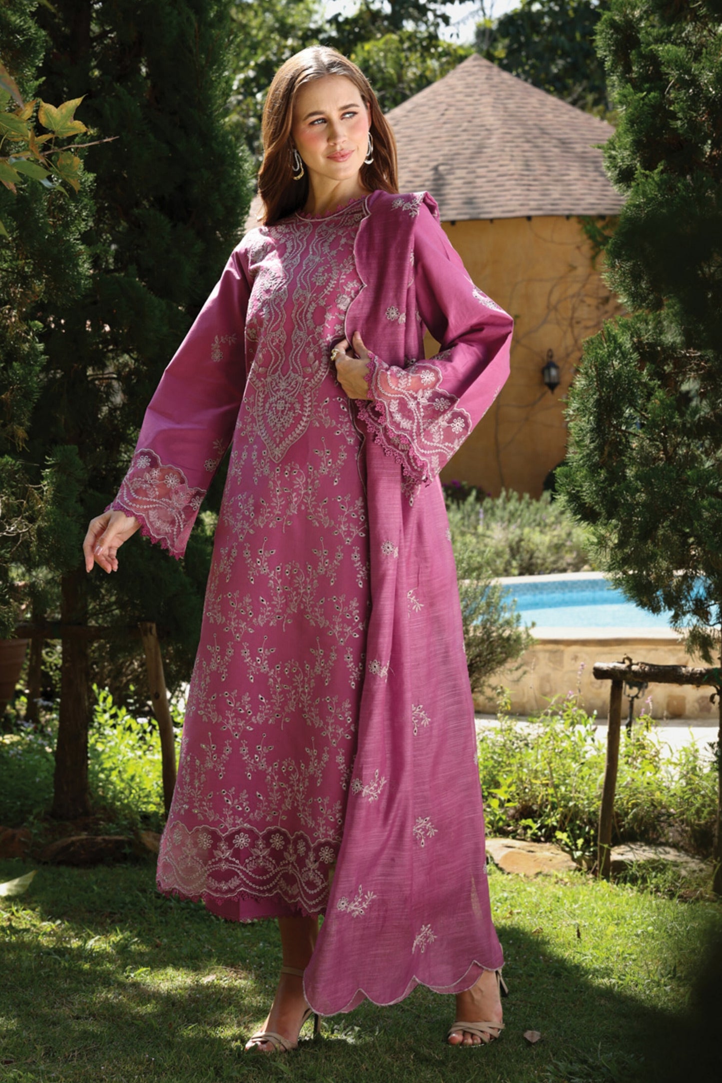 [ SUIT I ] - RAAYA LUXURY LAWN EMBROIDERED COLLECTION 2026