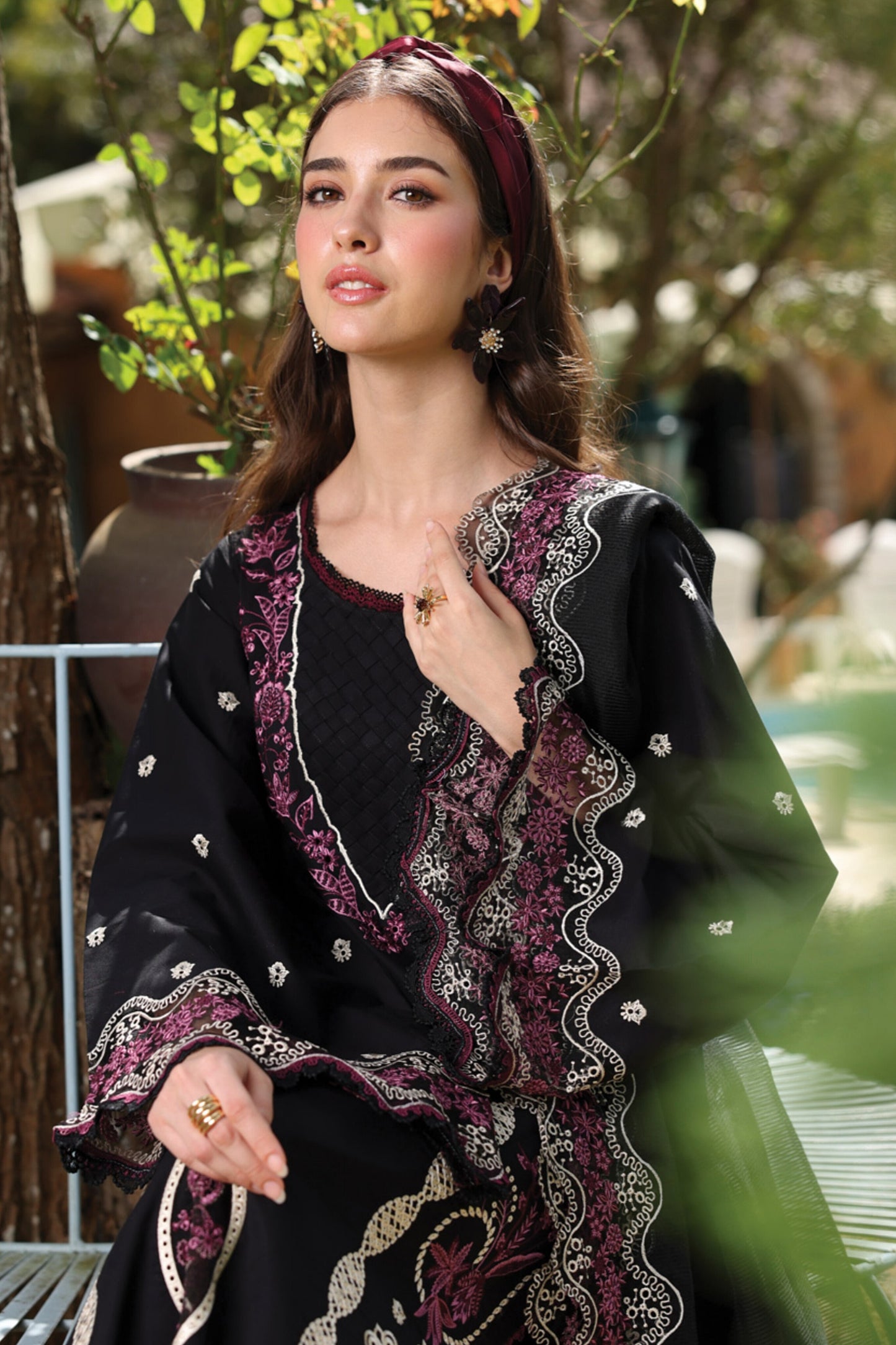 [ SUIT F ] - RAAYA LUXURY LAWN EMBROIDERED COLLECTION 2026