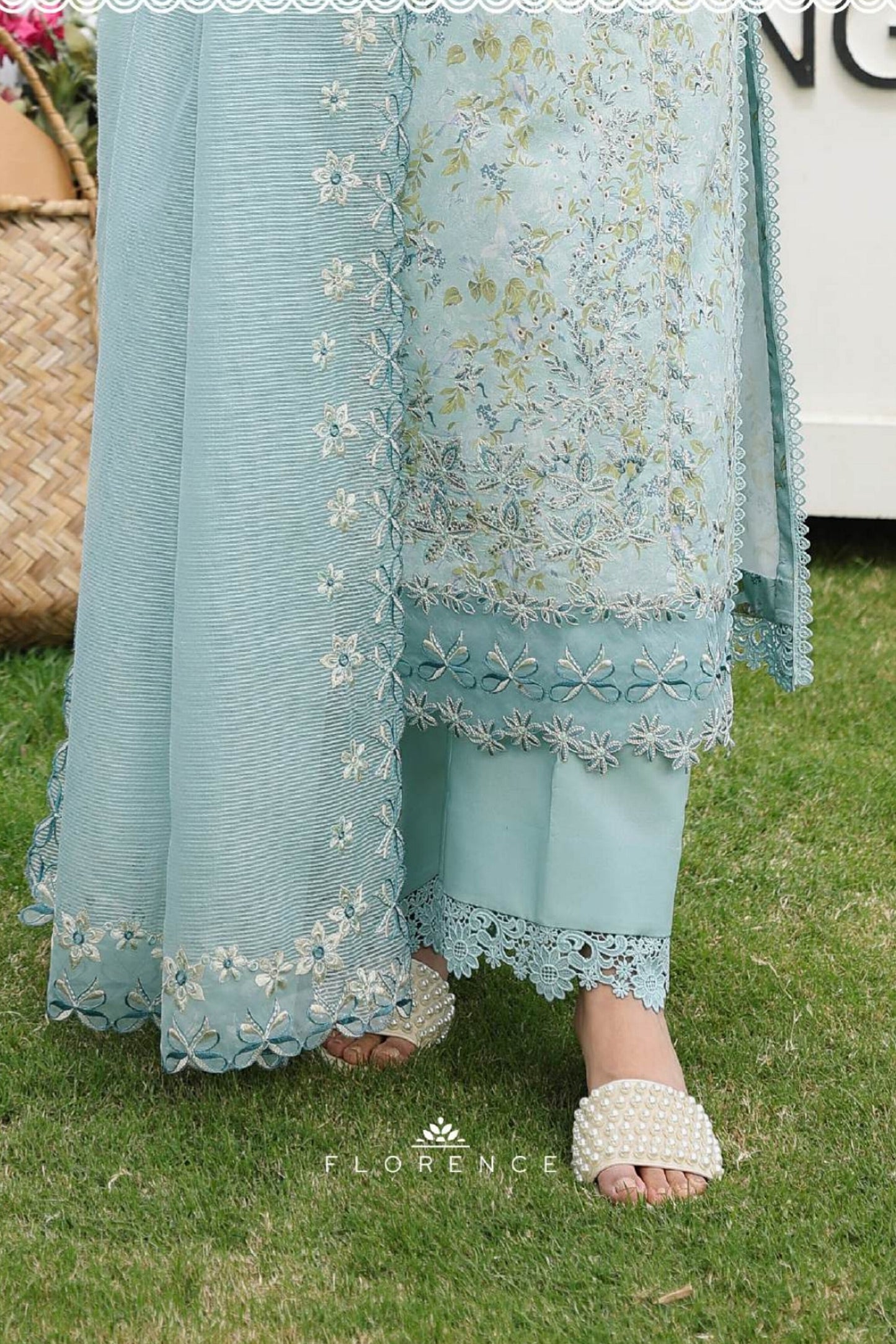 [ SUIT H ] - RANGRASIYA FLORENCE LUXURY FESTIVE LAWN EDIT 2026
