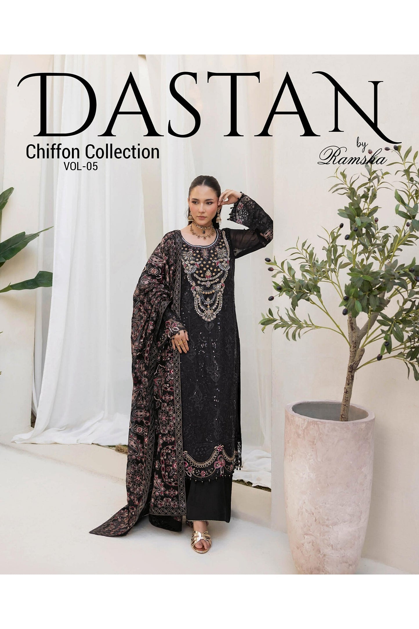 RAMSHA DASTAN LUXURY CHIFFON COLLECTION VOL5 2026