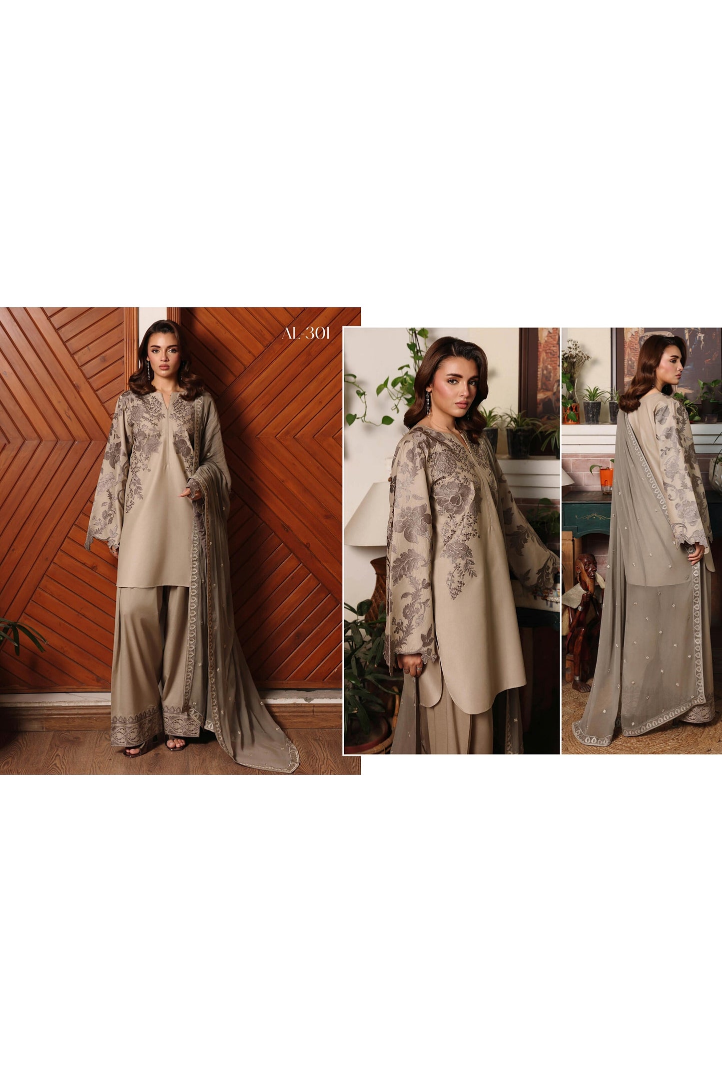 [ SUIT A ] - RAMSHA AFSANAH ROSA ESSENTIAL LAWN EMBROIDERED COLLECTION 2026