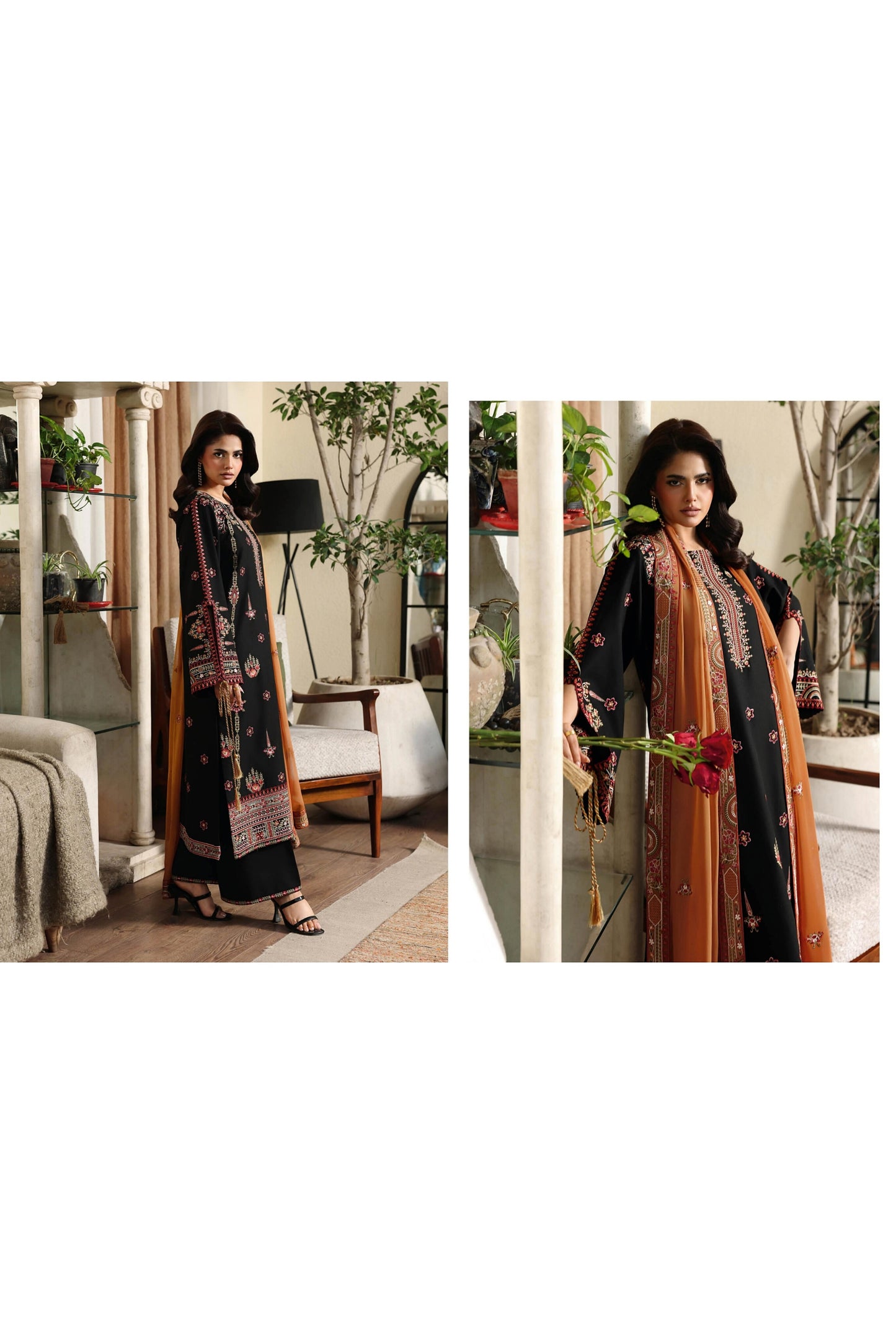 [ SUIT C ] - RAMSHA AFSANAH ROSA ESSENTIAL LAWN EMBROIDERED COLLECTION 2026