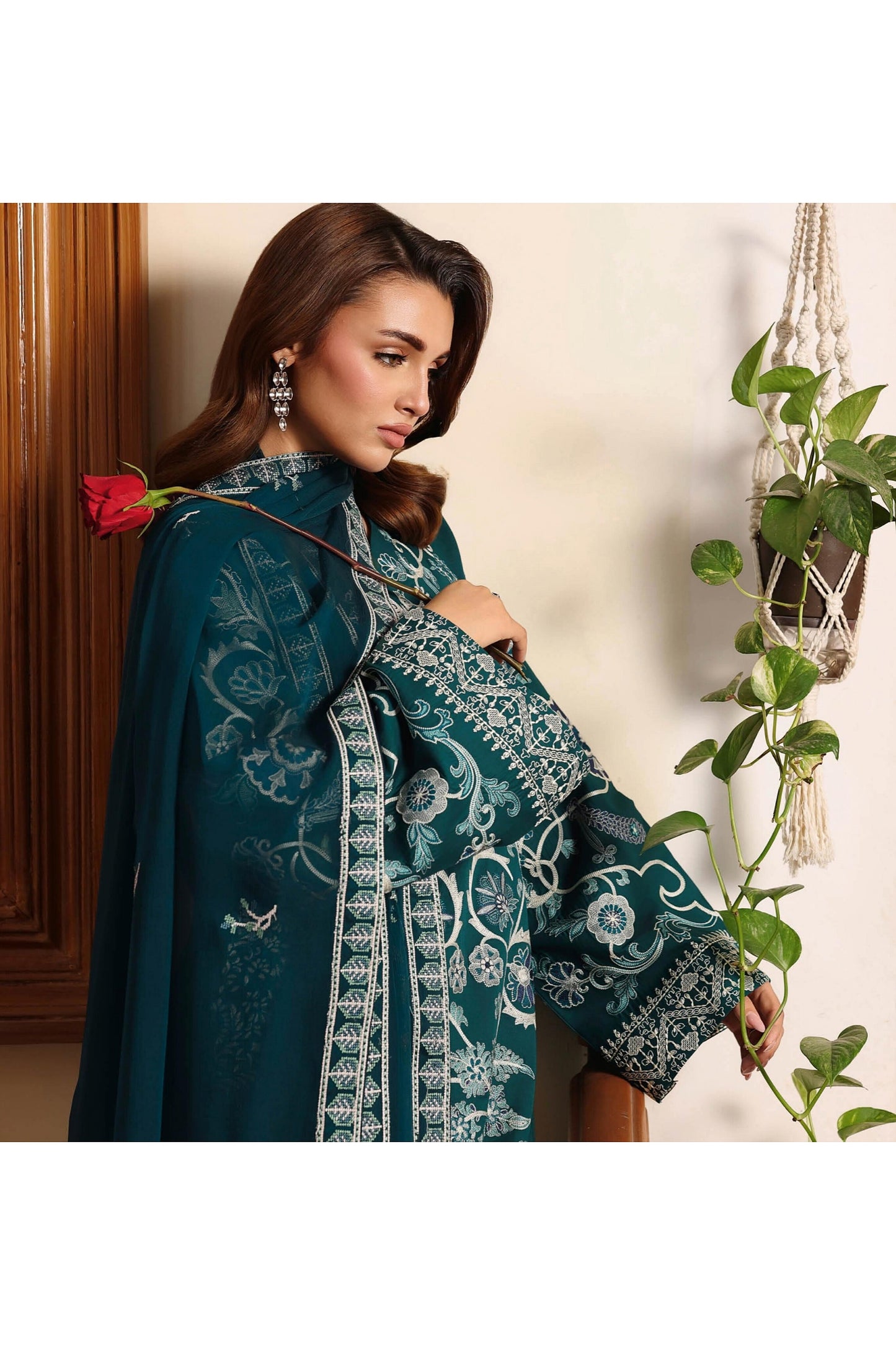 [ SUIT E ] - RAMSHA AFSANAH ROSA ESSENTIAL LAWN EMBROIDERED COLLECTION 2026