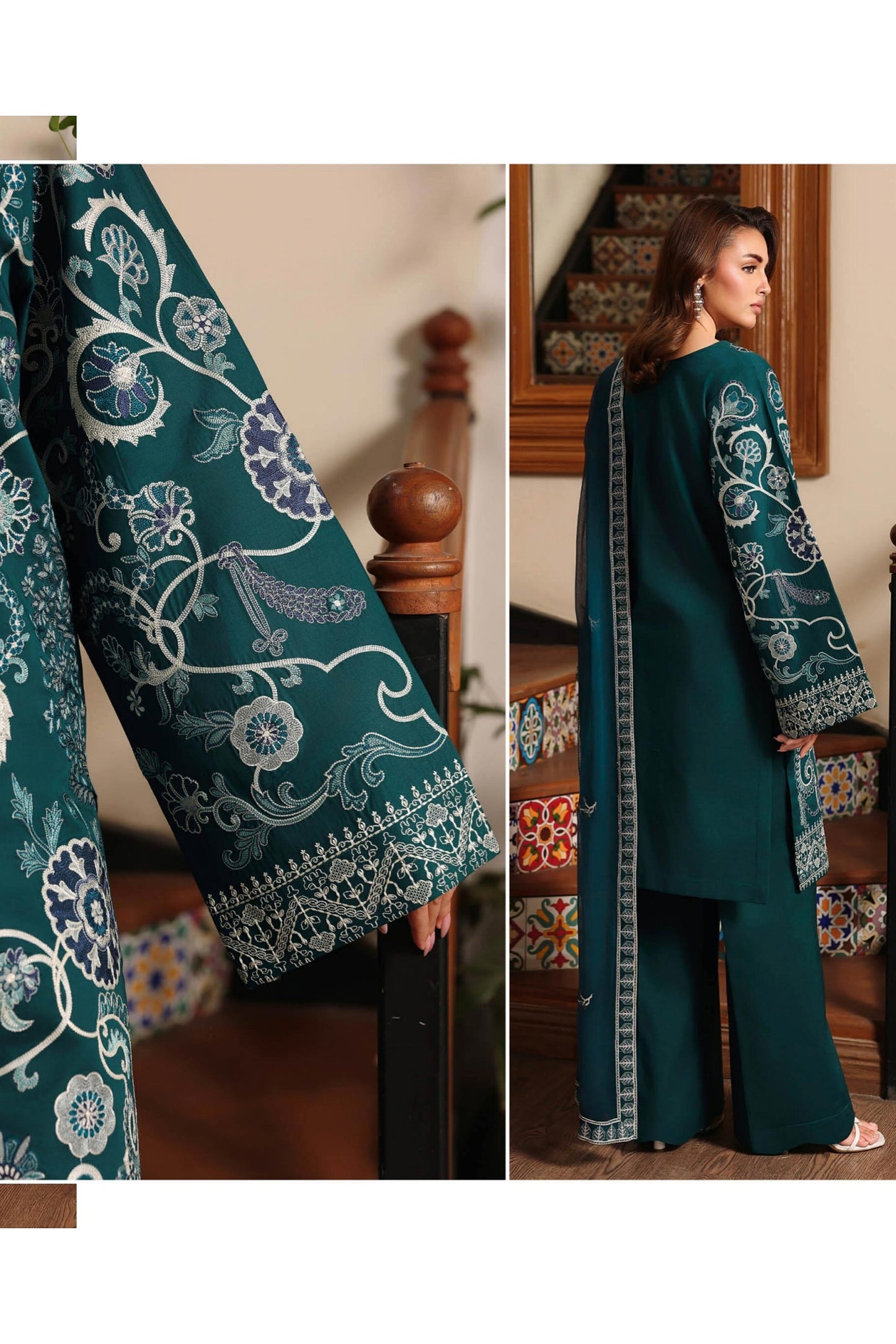 [ SUIT E ] - RAMSHA AFSANAH ROSA ESSENTIAL LAWN EMBROIDERED COLLECTION 2026