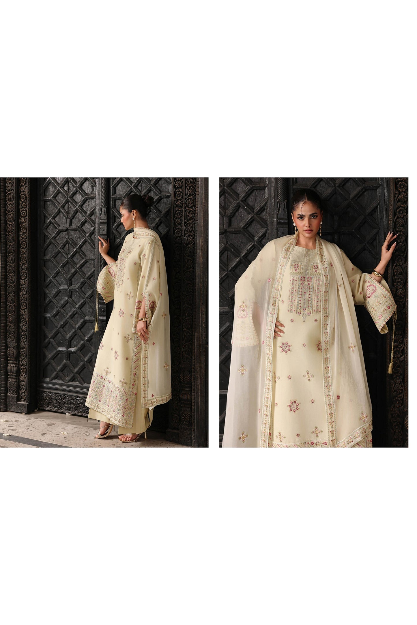 [ SUIT F ] - RAMSHA AFSANAH ROSA ESSENTIAL LAWN EMBROIDERED COLLECTION 2026