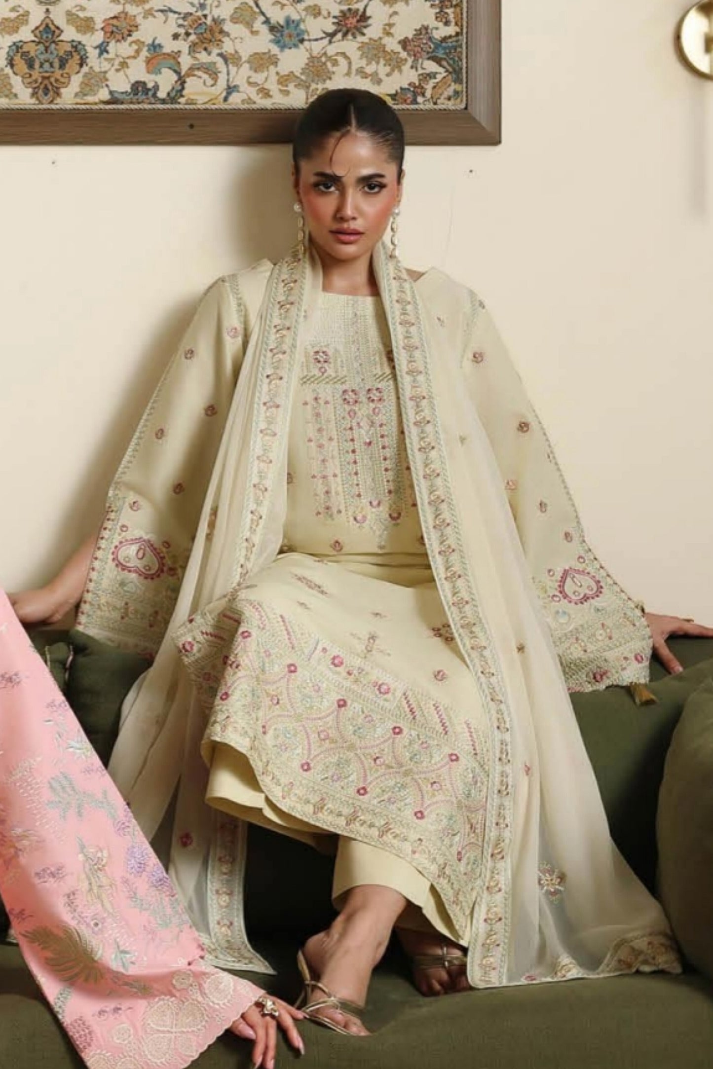 [ SUIT F ] - RAMSHA AFSANAH ROSA ESSENTIAL LAWN EMBROIDERED COLLECTION 2026
