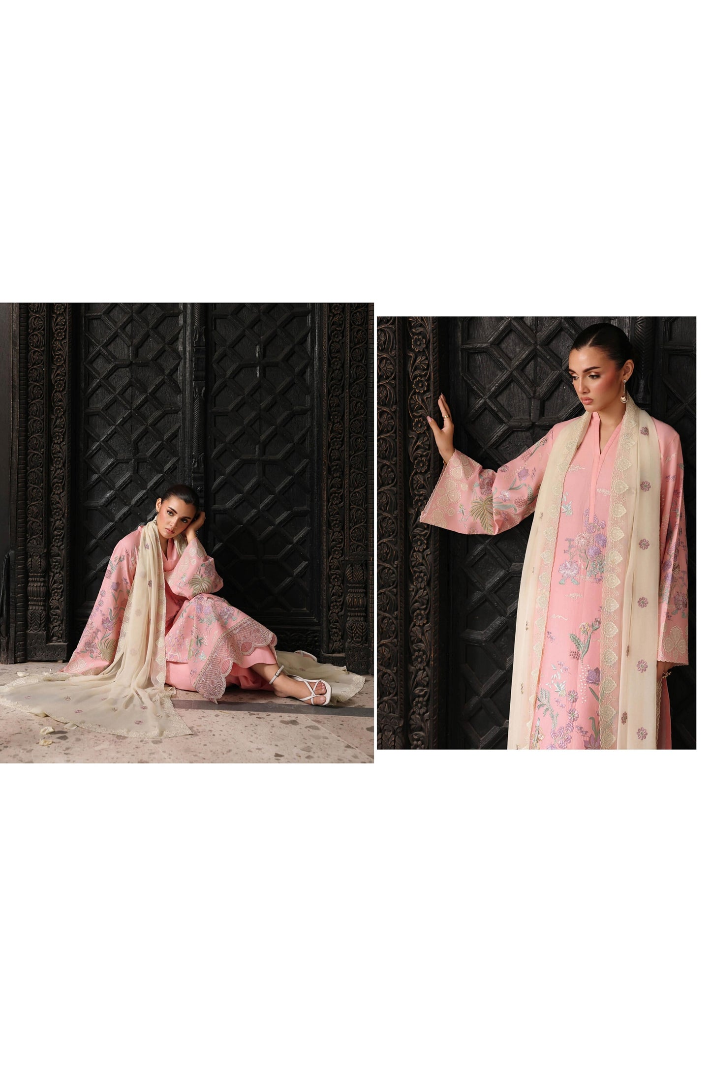 [ SUIT G ] - RAMSHA AFSANAH ROSA ESSENTIAL LAWN EMBROIDERED COLLECTION 2026